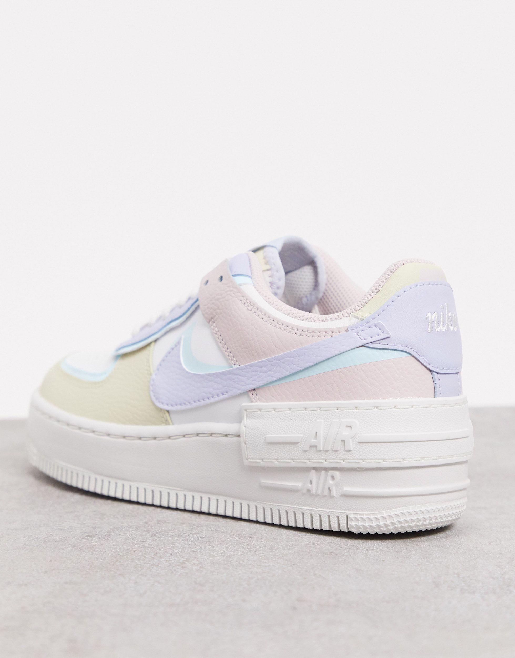 Zapatillas tono pastel Force 1 Shadow Nike de color Blanco | Lyst