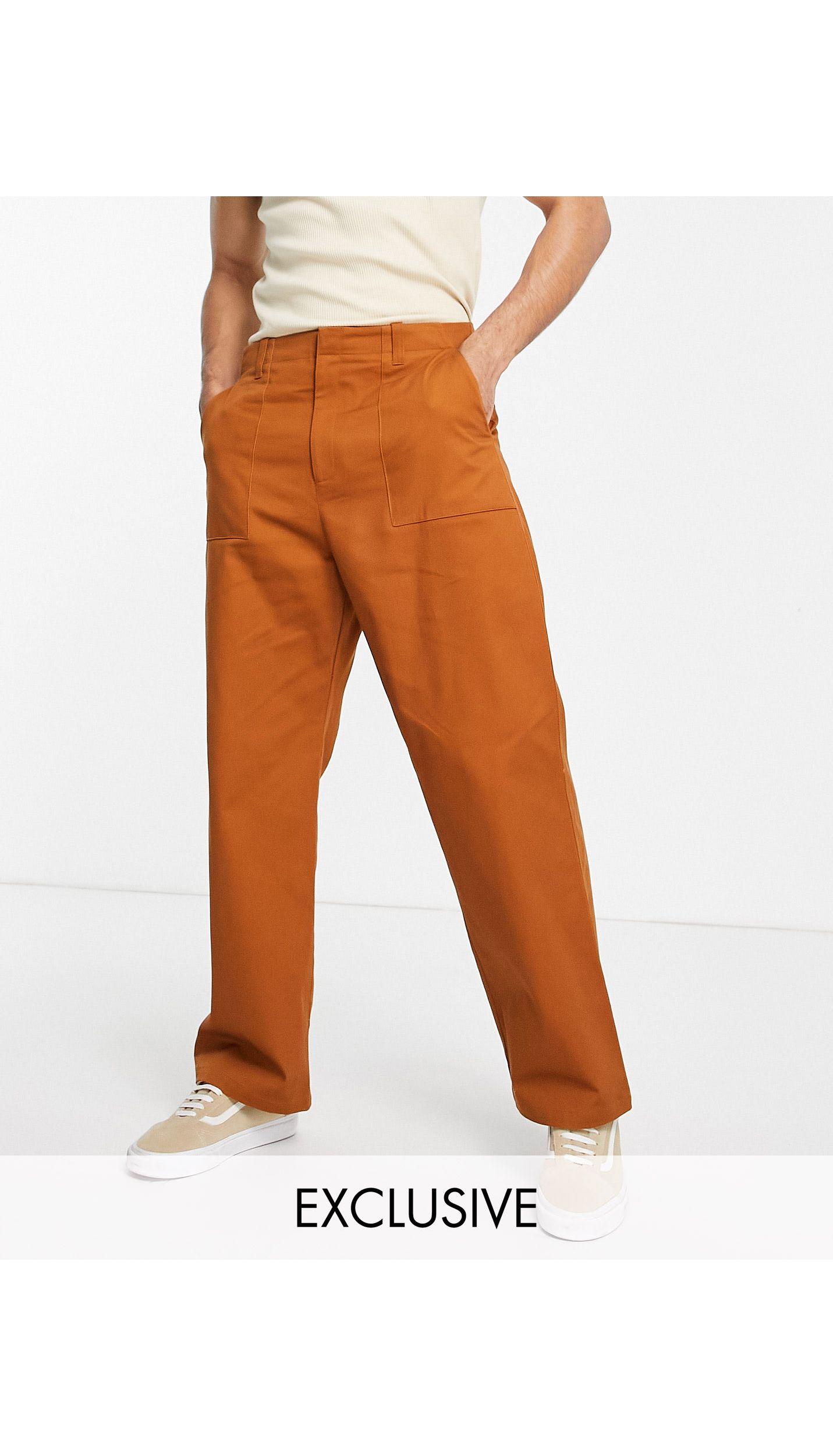 Collusion Straight Leg Utility Trousers 