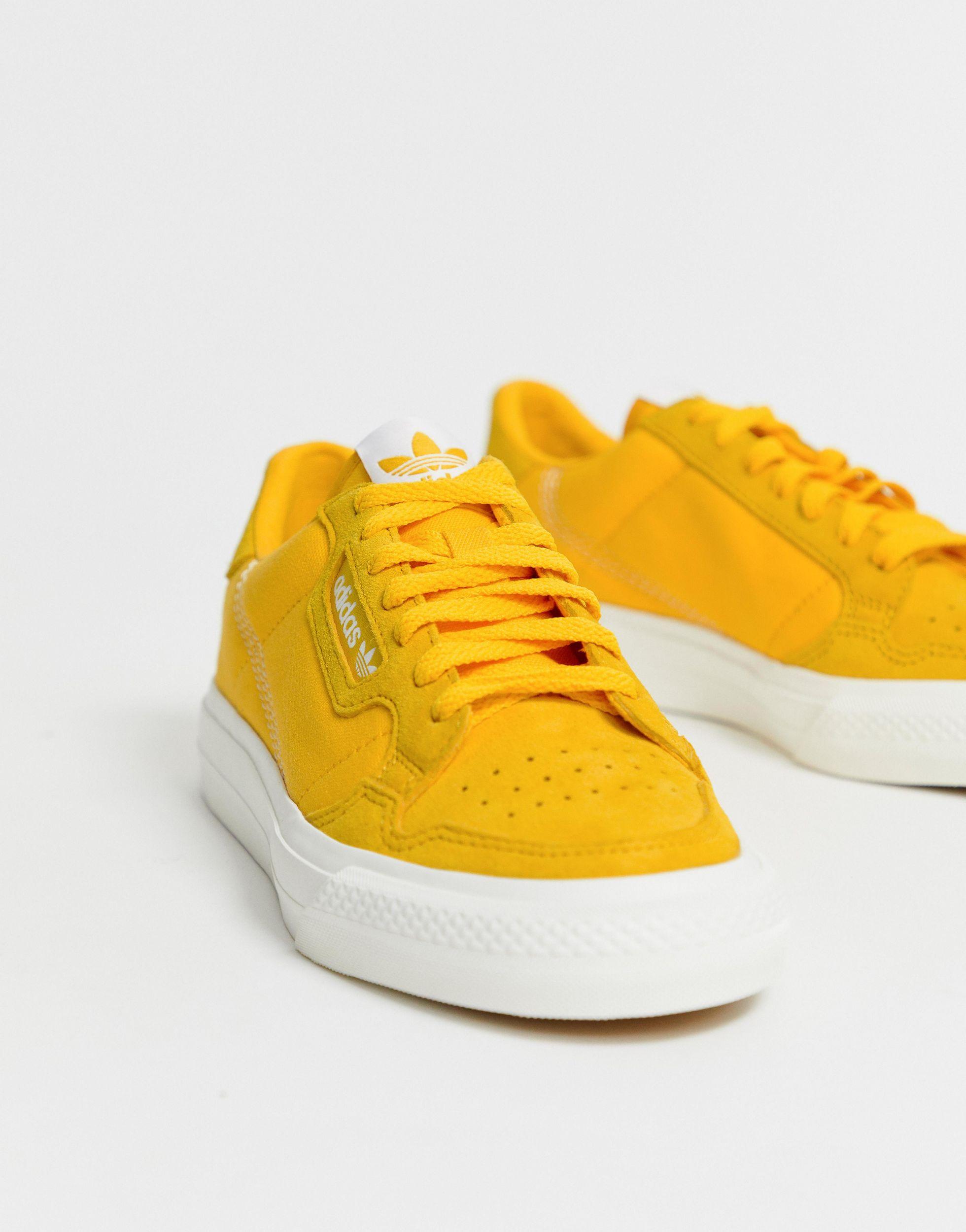 adidas Originals 80 Vulc Trainers in Yellow | Lyst UK