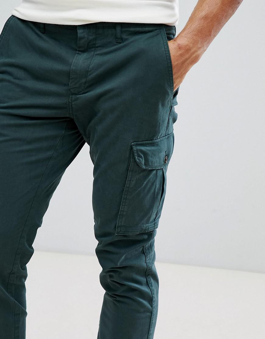 Tommy Hilfiger Denim Denton Cargo Pants In Deep Green in Gray for Men ...