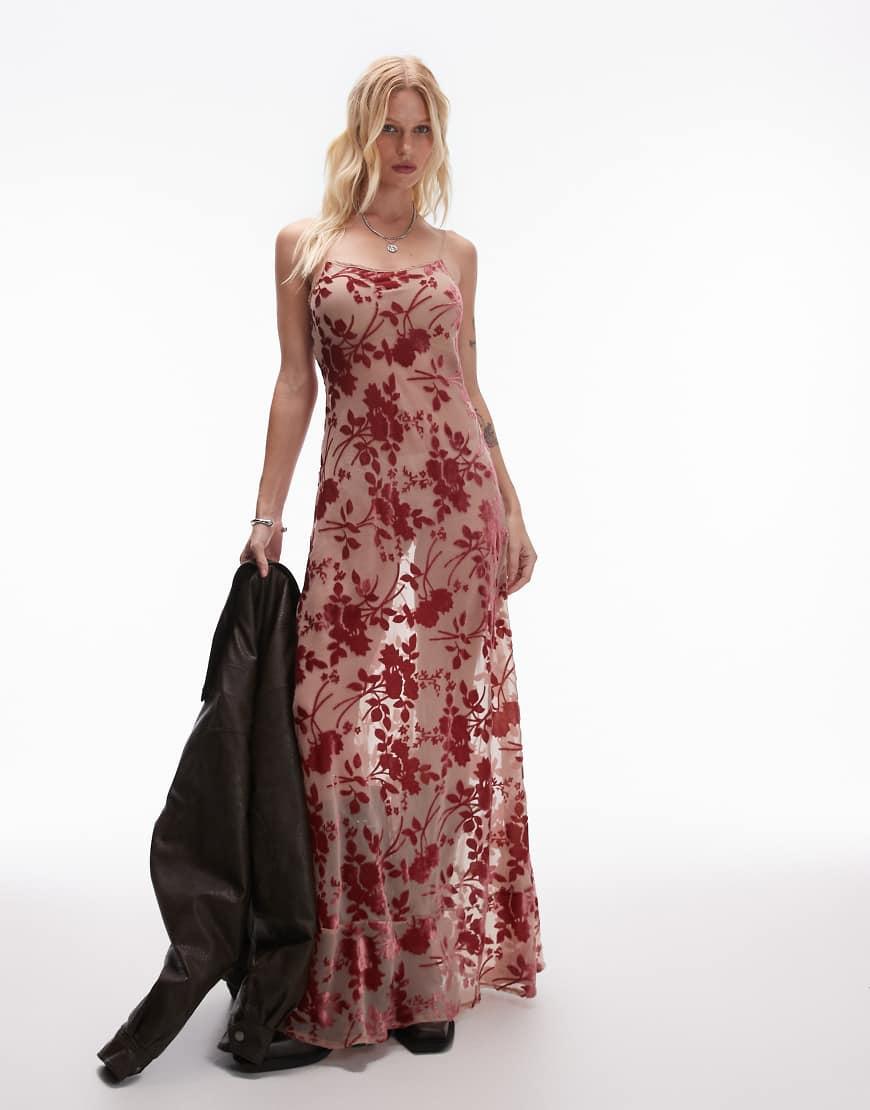 vrg grl behati linen camisole maxi dress in dusty pink Clementine Linen Maxi Dress Pink / XS main image 0