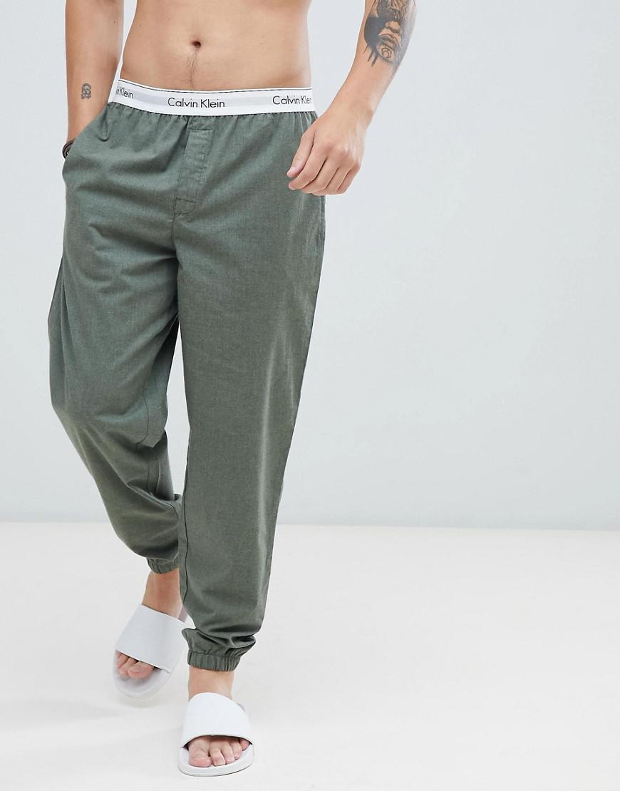 calvin klein modern cotton stretch cuffed joggers