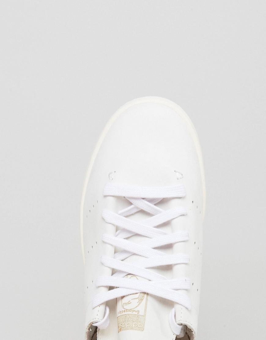 adidas Originals Leather Stan Smith Lea Sock Sneaker In White Bb0006 for  Men - Lyst