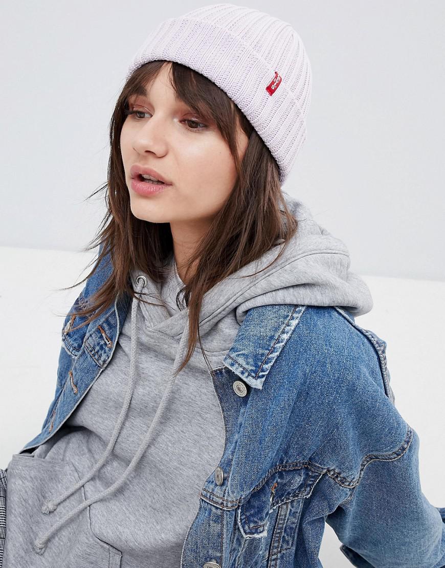 ribbed beanie levis