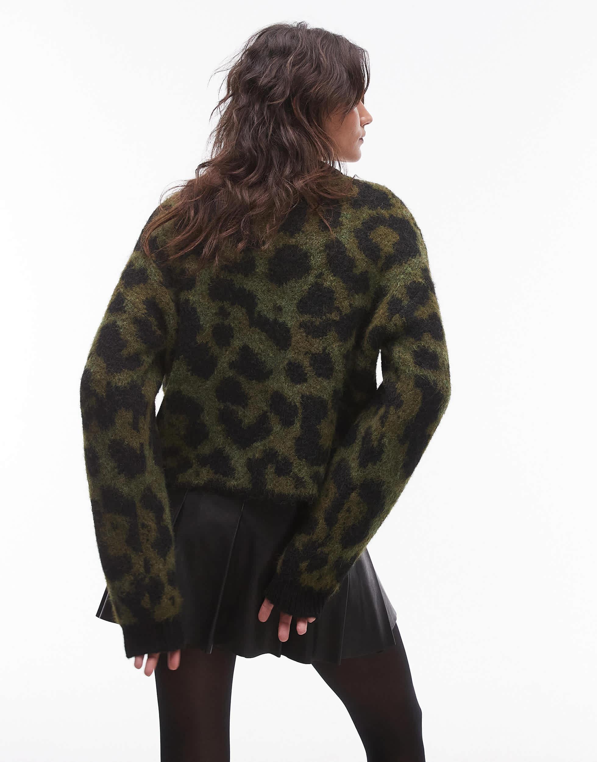Topshop animal sweatshirt hotsell