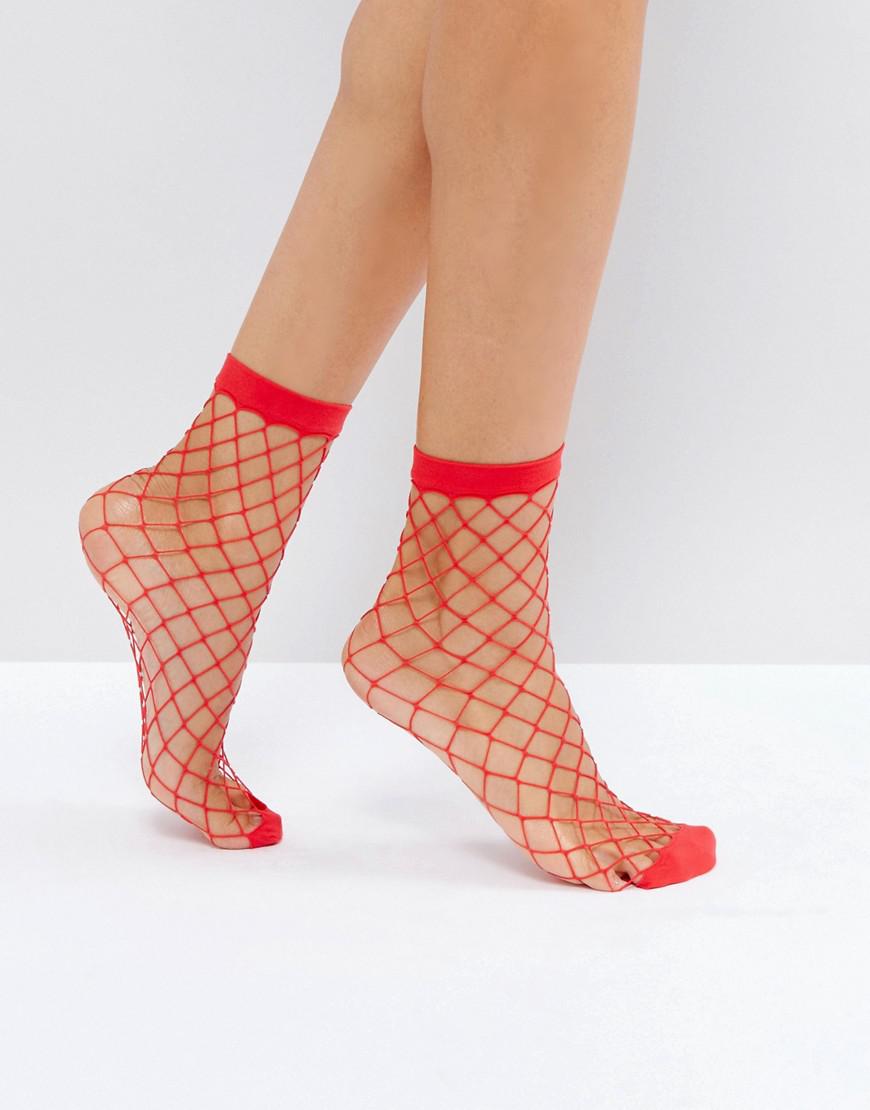 Lyst Pieces Socks in Red