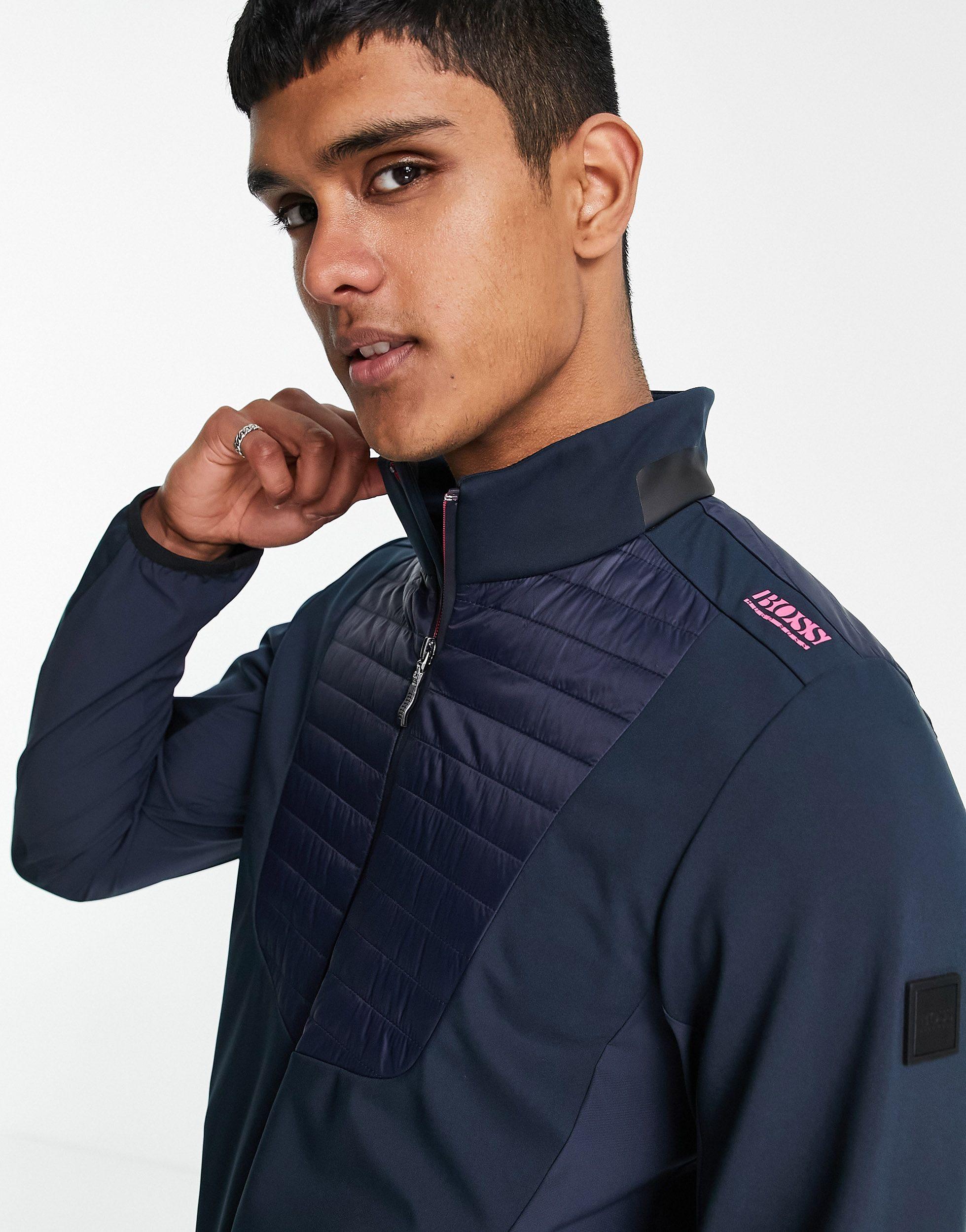 boss athleisure padded jacket
