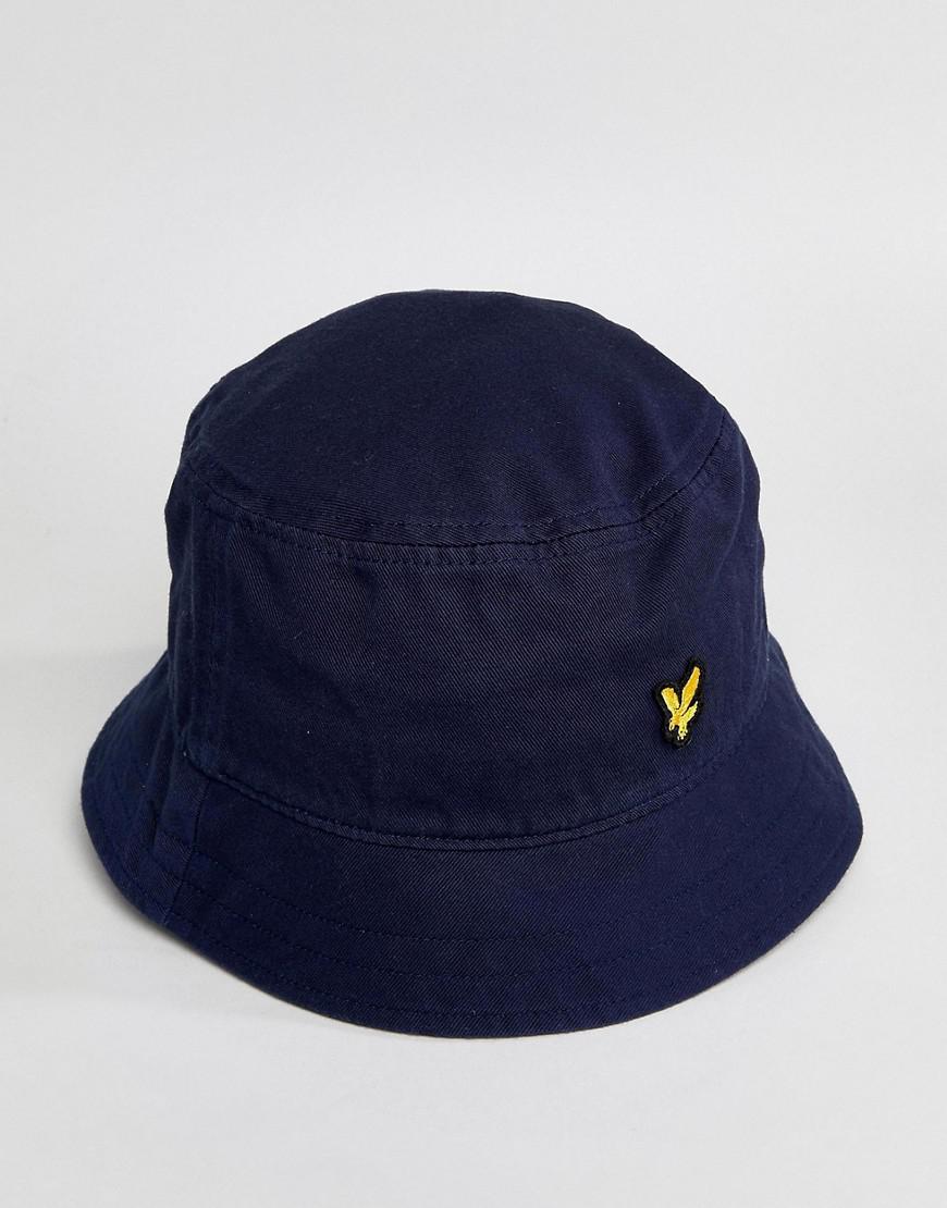 Lyle \u0026 Scott Ripstop Bucket Hat In Navy 