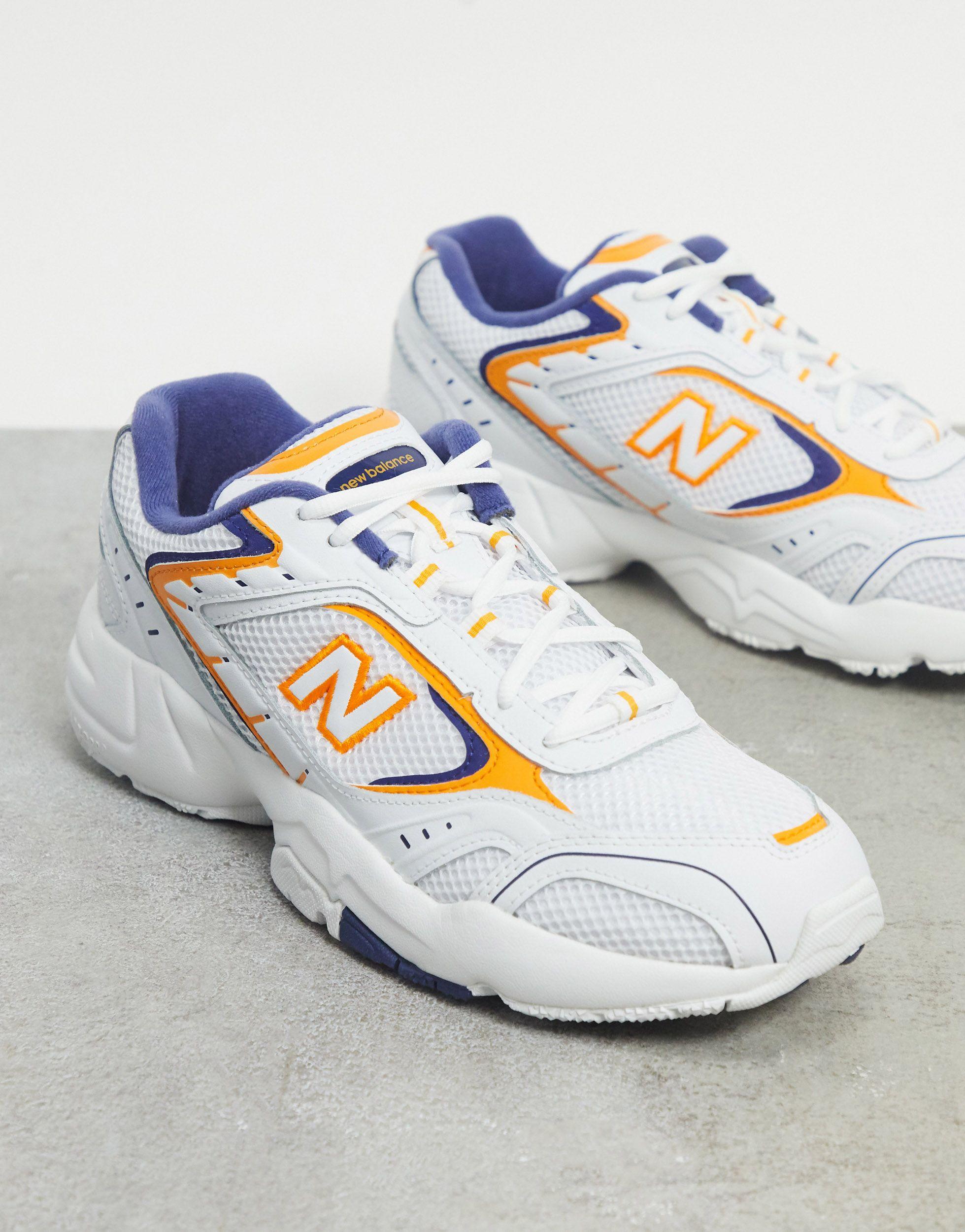 New Balance 452 Traienrs Yellow And White for Men - Lyst