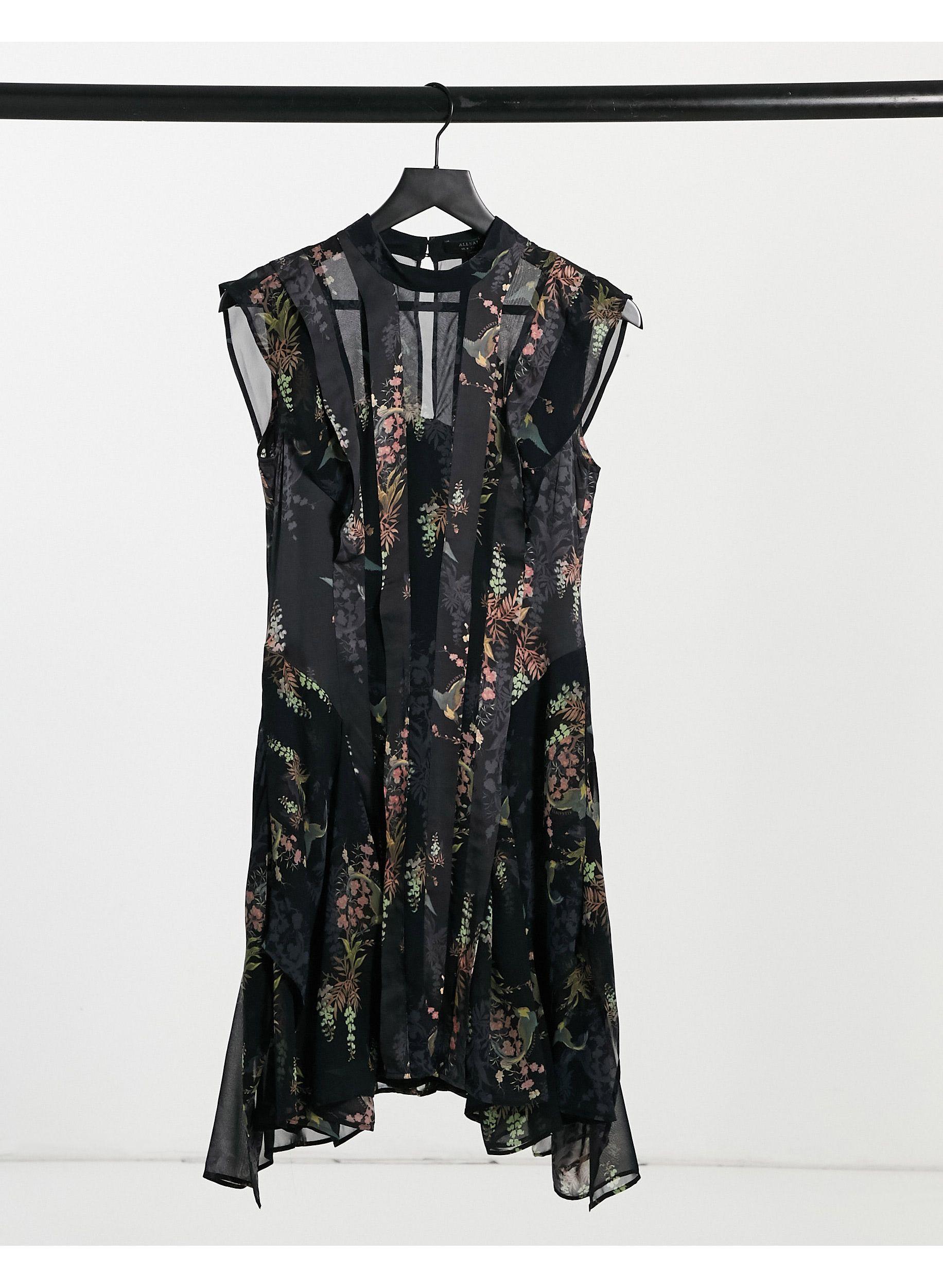 Ari Peggy Floral Print Mini Wrap Dress