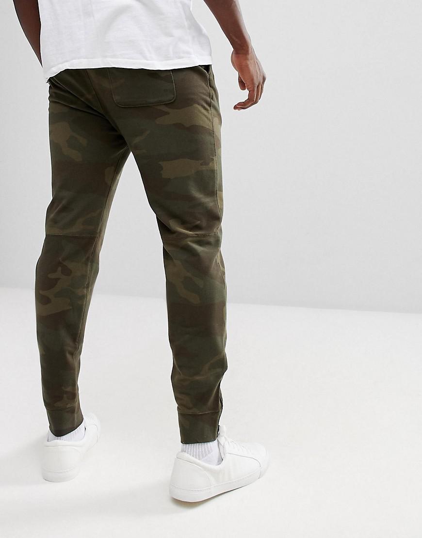 abercrombie camo joggers