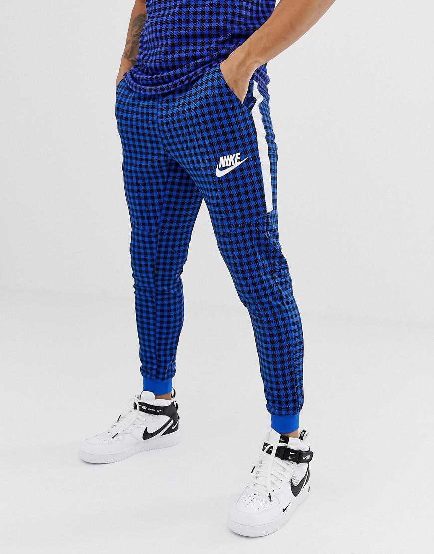 nike chequered tracksuit