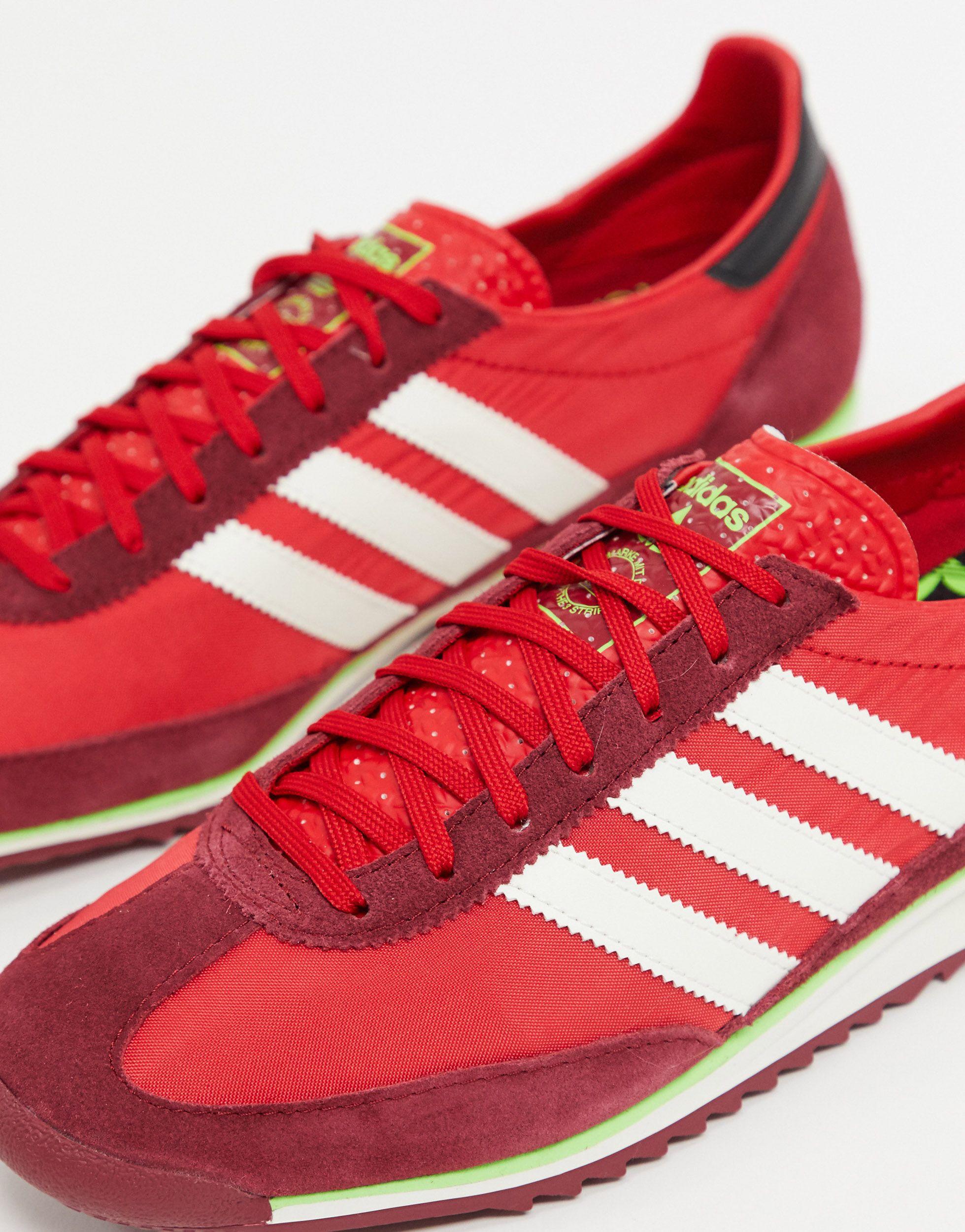 adidas Originals Sl 72 Trainers in Red for Men | Lyst