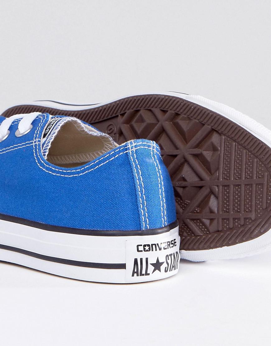 Converse Rubber Chuck Taylor All Star Ox Sneakers In Royal Blue - Lyst