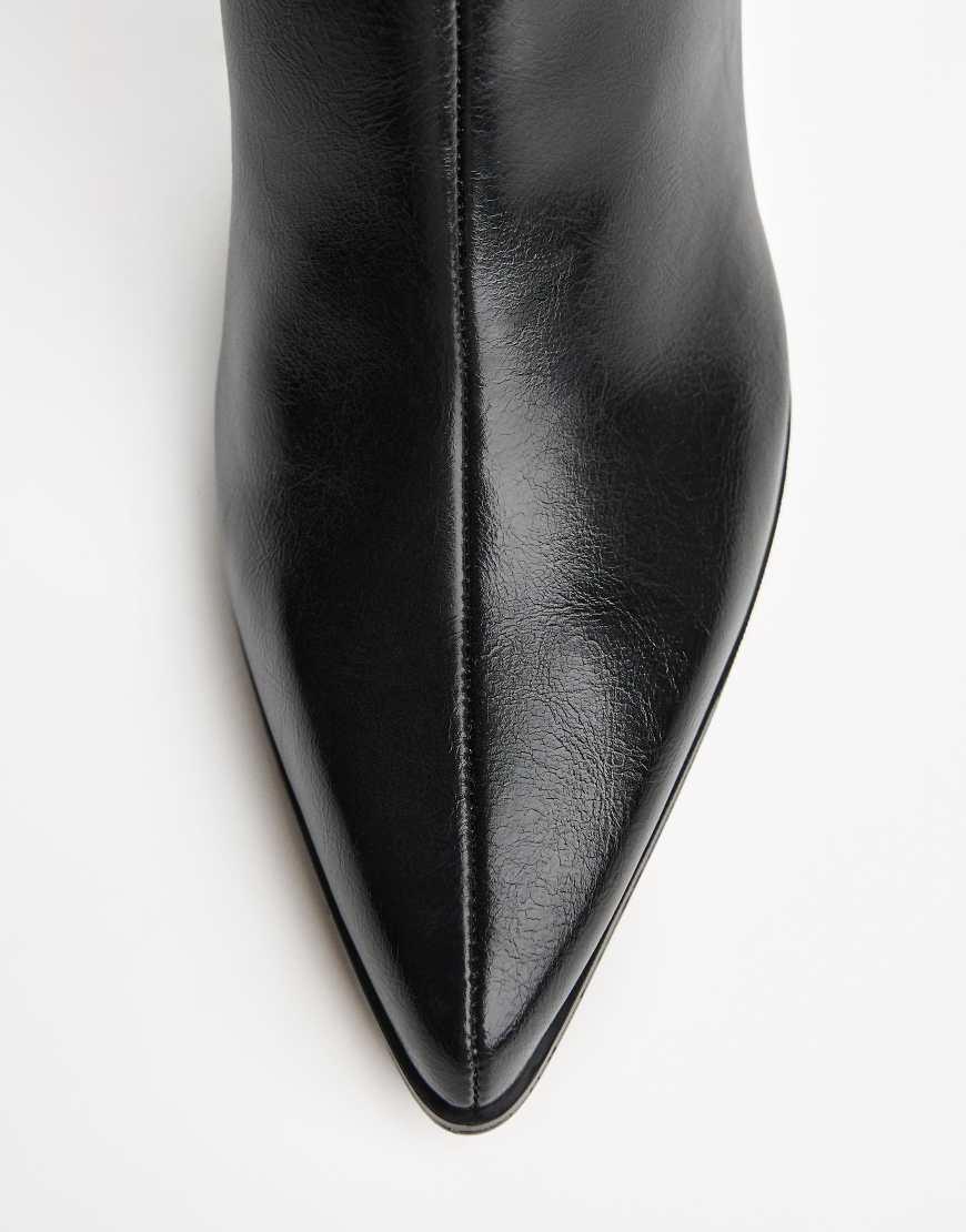 Bershka Block Heel Boots in Black Lyst UK