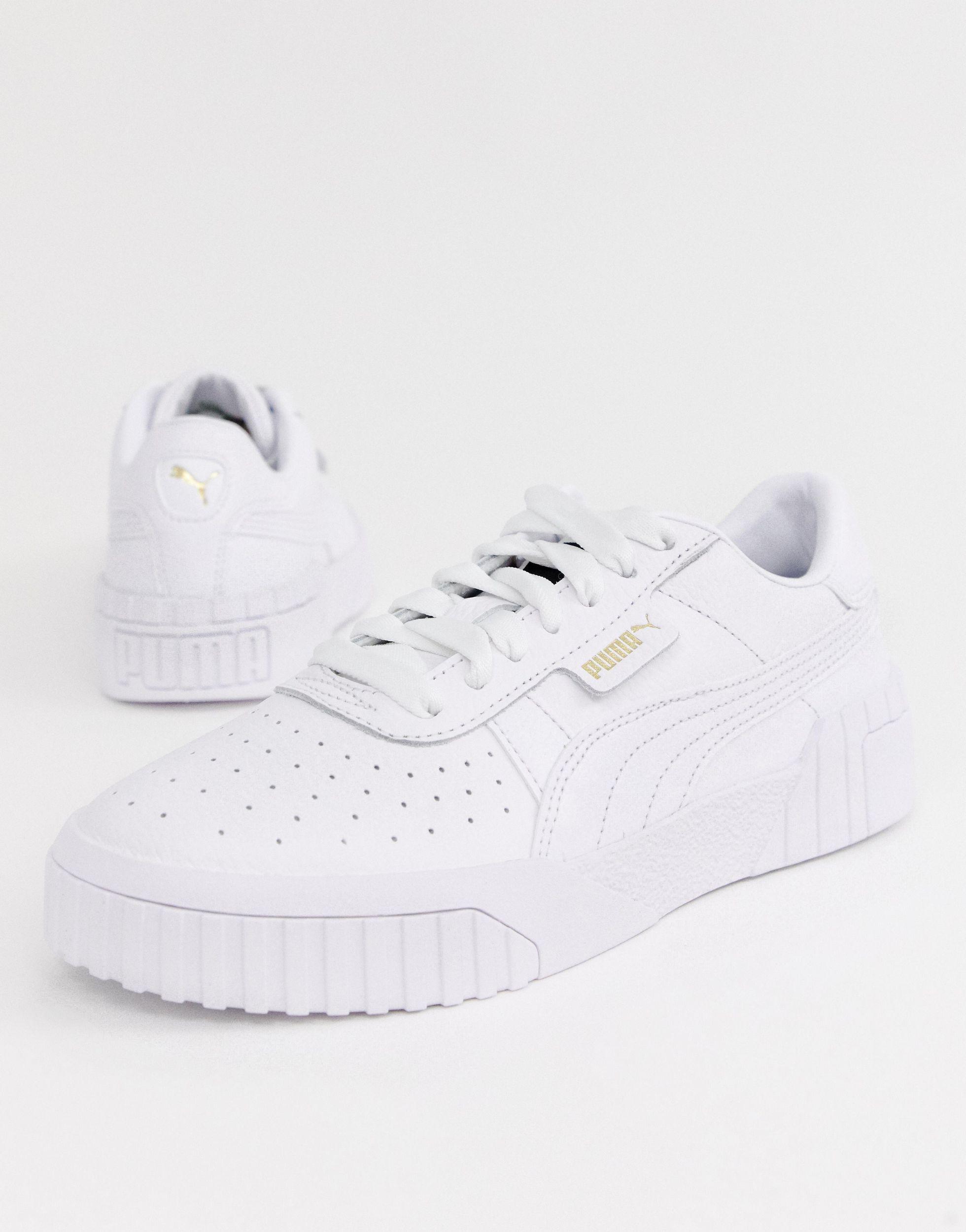 PUMA Cali Sneakers in White | Lyst