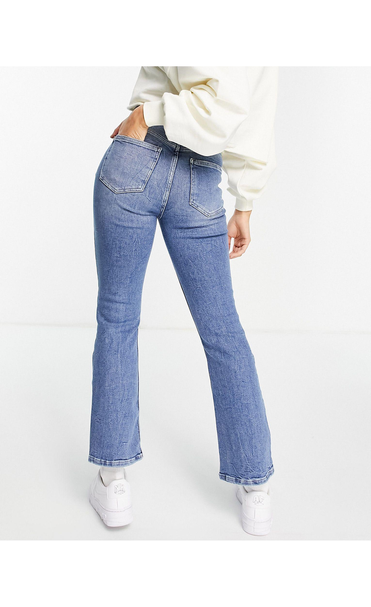 ONLY Charlie Flared Jeans in Blue | Lyst