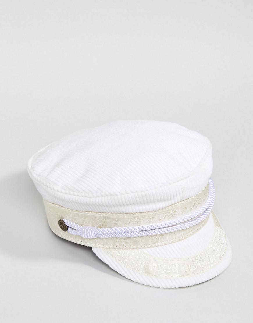 Brixton Baker Boy Hat in White | Lyst