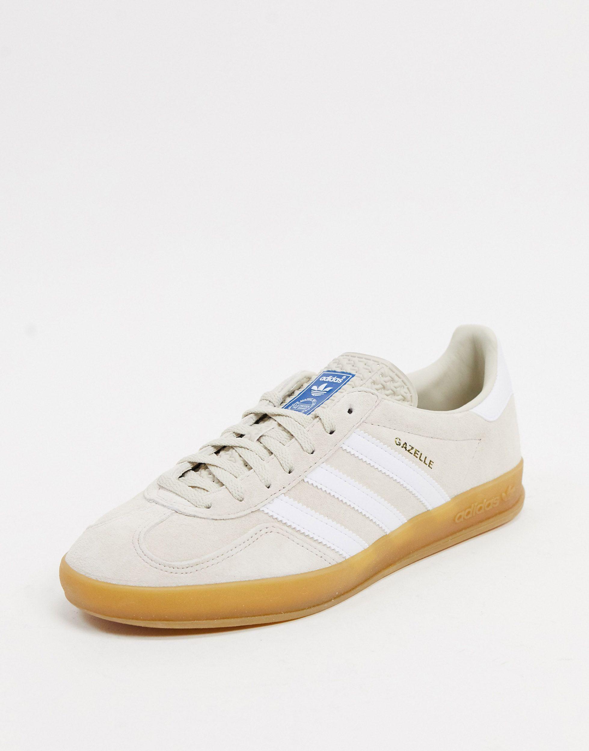 adidas Originals – Gazelle – Hallen-Sneaker mit Gummisohle in Natur für  Herren | Lyst AT