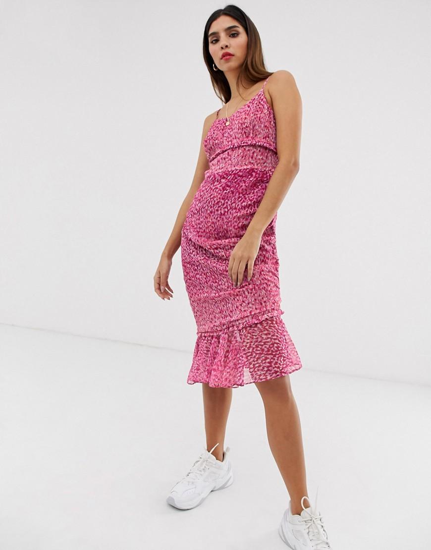 East Order Synthetic Penny Midi Dress ...