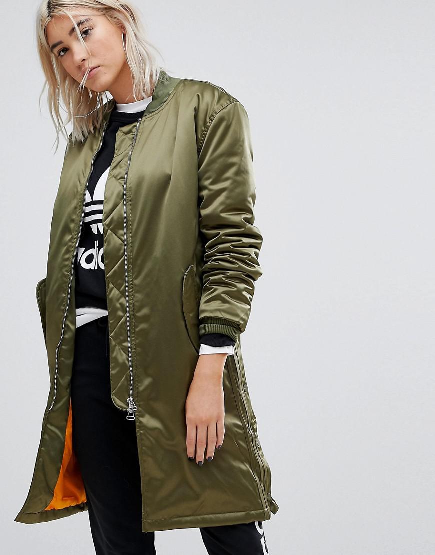 bomber long adidas femme