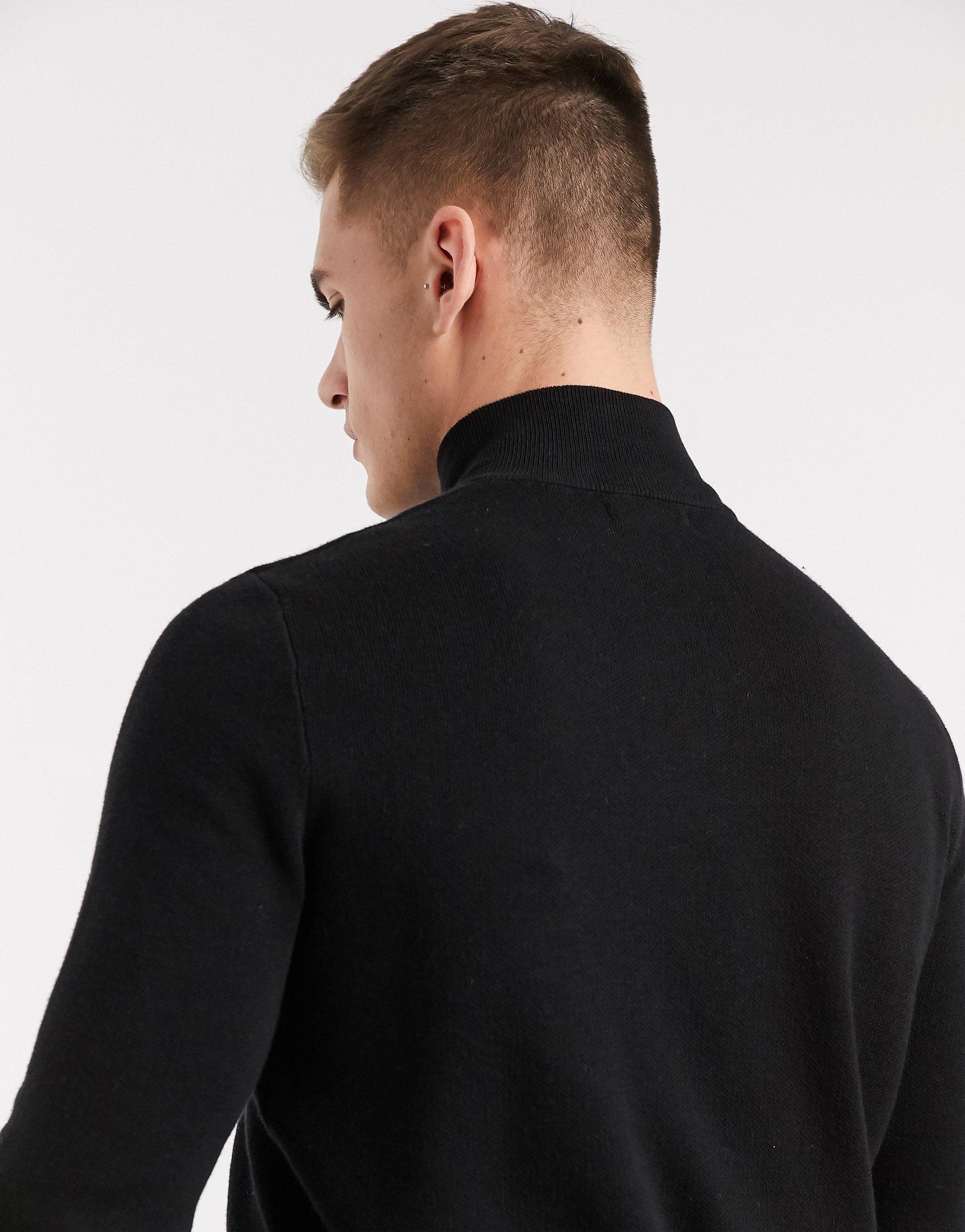 asos quarter zip jumper