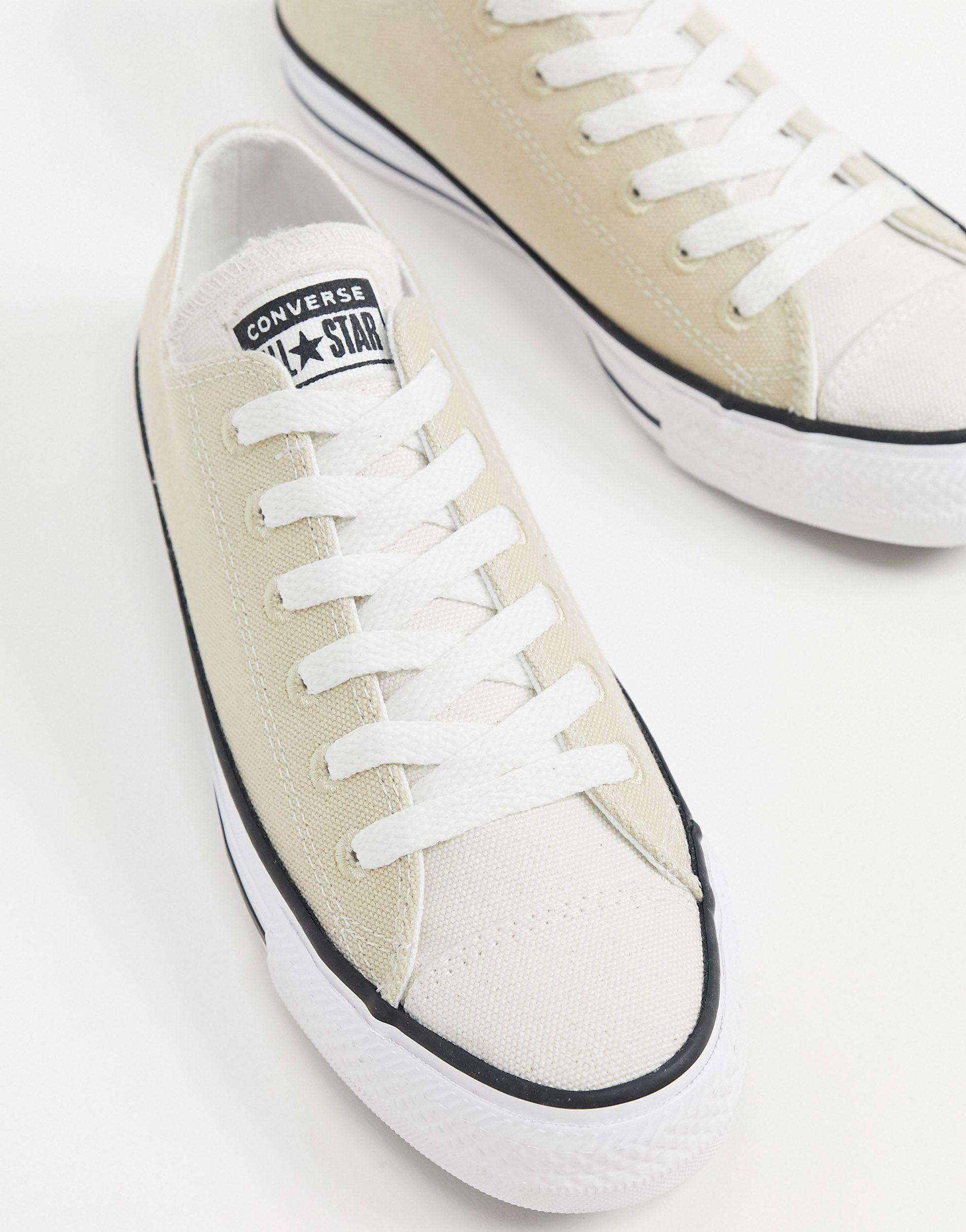 beige converse asos