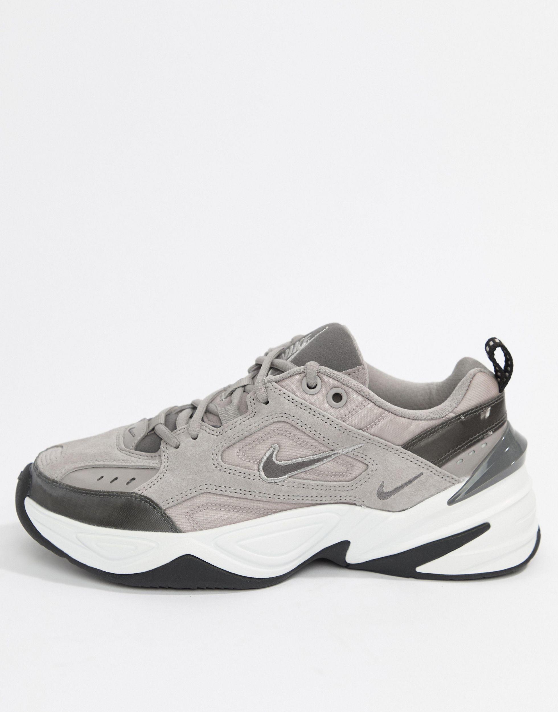 Nike Grey M2k Tekno Sneakers in Grey | Lyst Australia