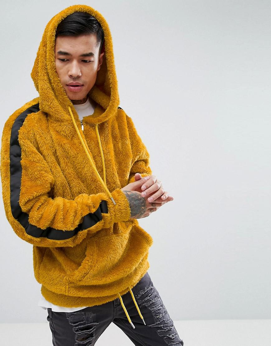 mustard oversized hoodie