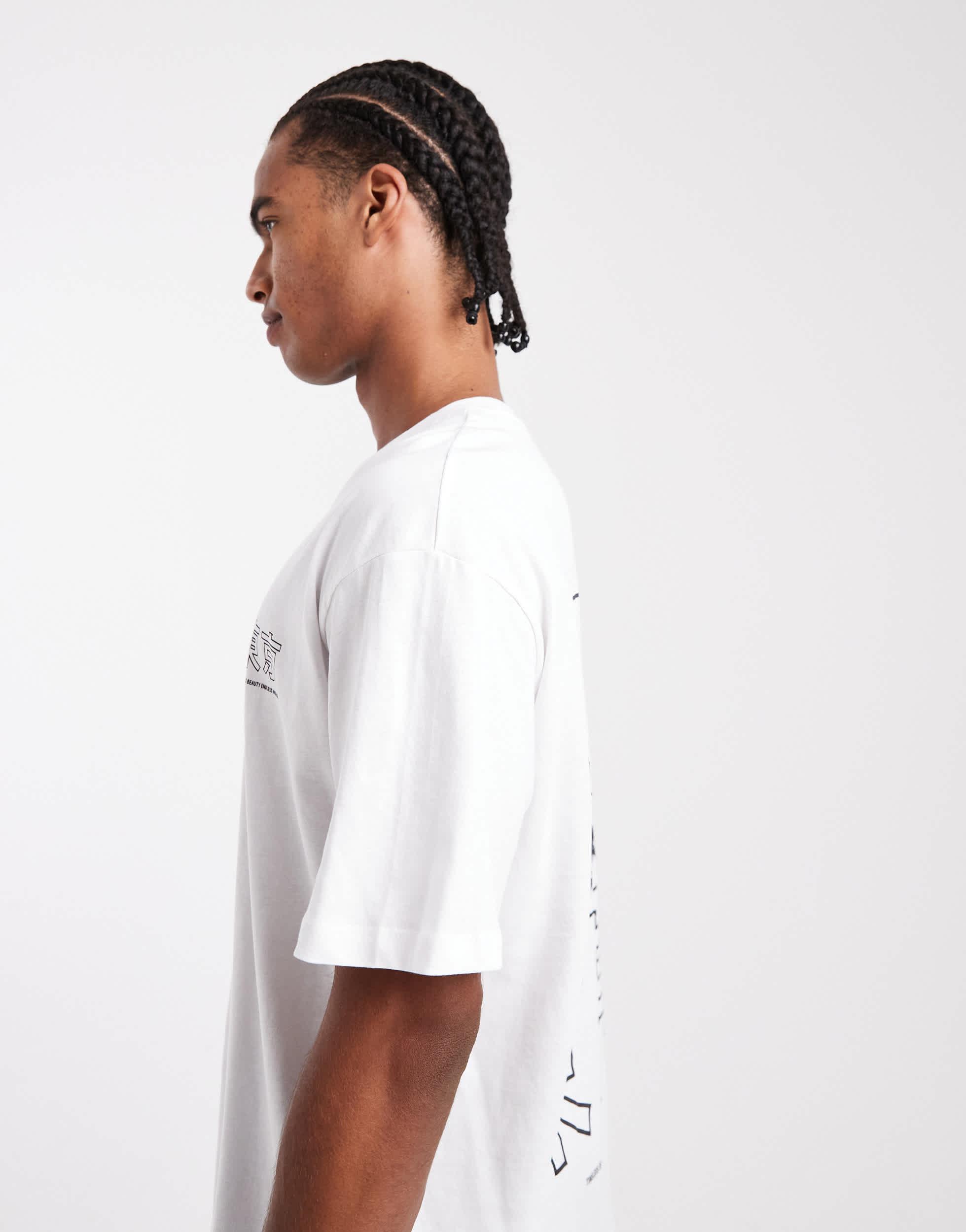 JJ REBEL Jrebbastian Flower Shape Tee SS O-Neck Men's