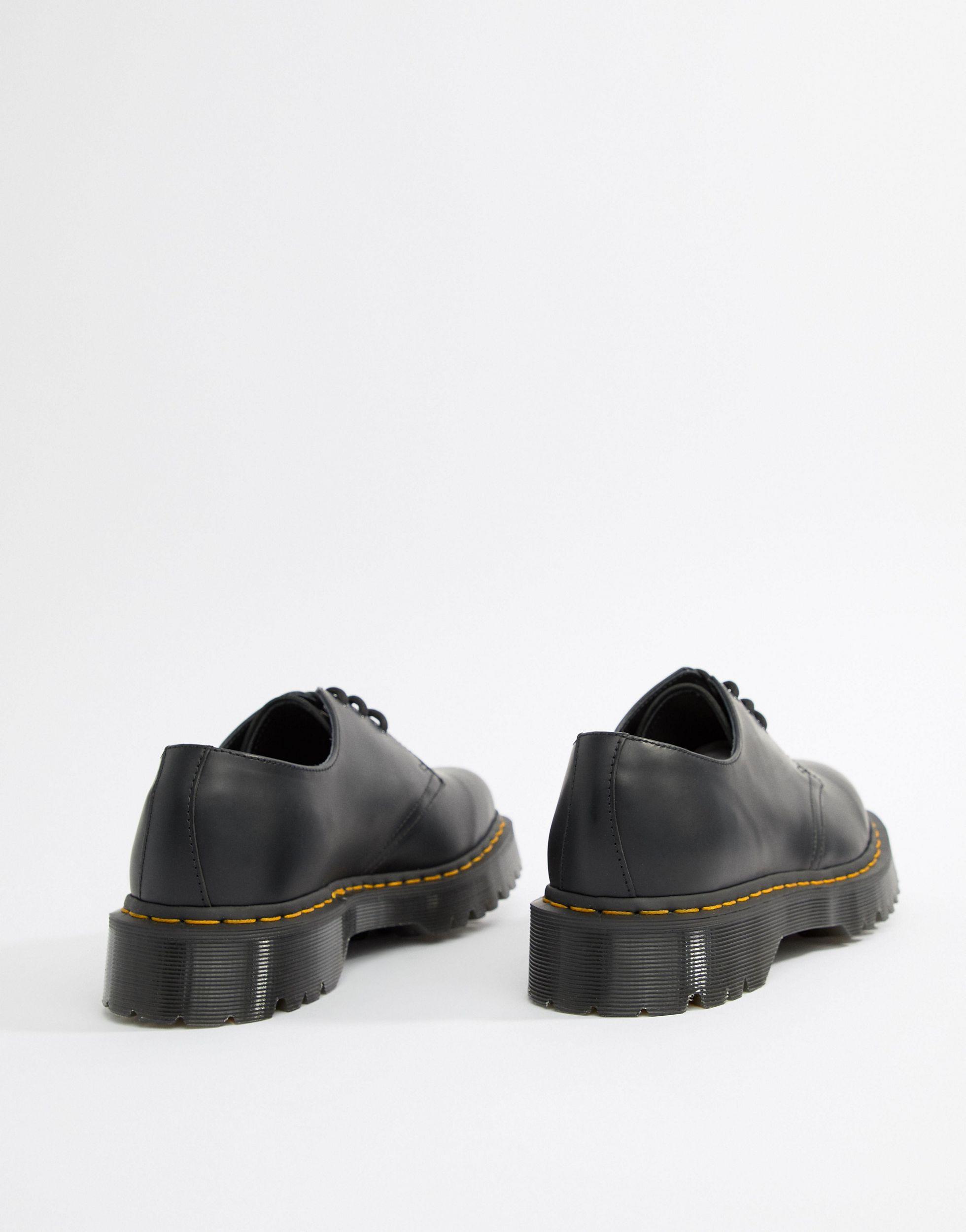 Dr. Martens 1461 Bex Platform 3-eye Shoes in Black for Men | Lyst