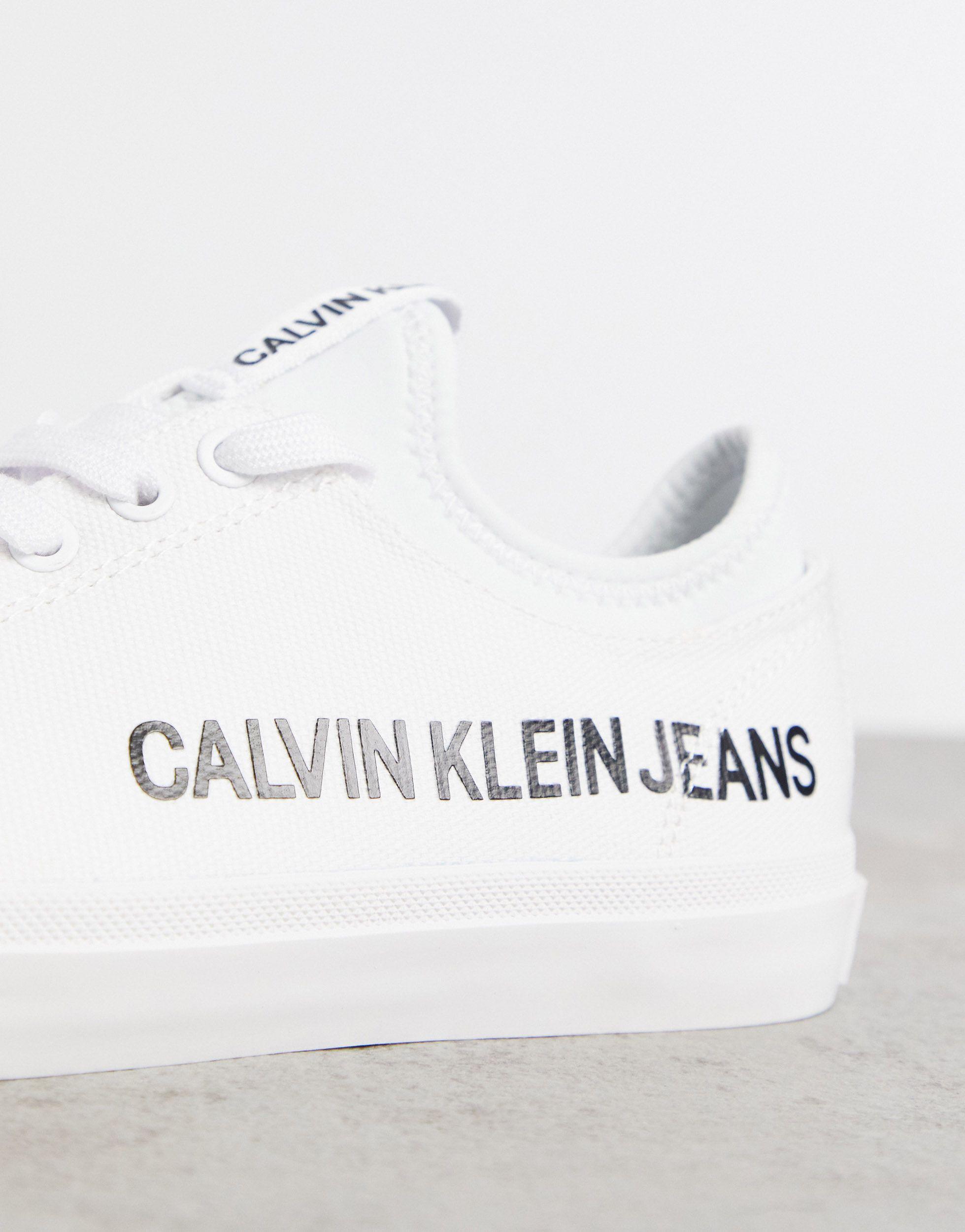 Jeans - iantha - sneakersCalvin Klein in Denim di colore Bianco | Lyst