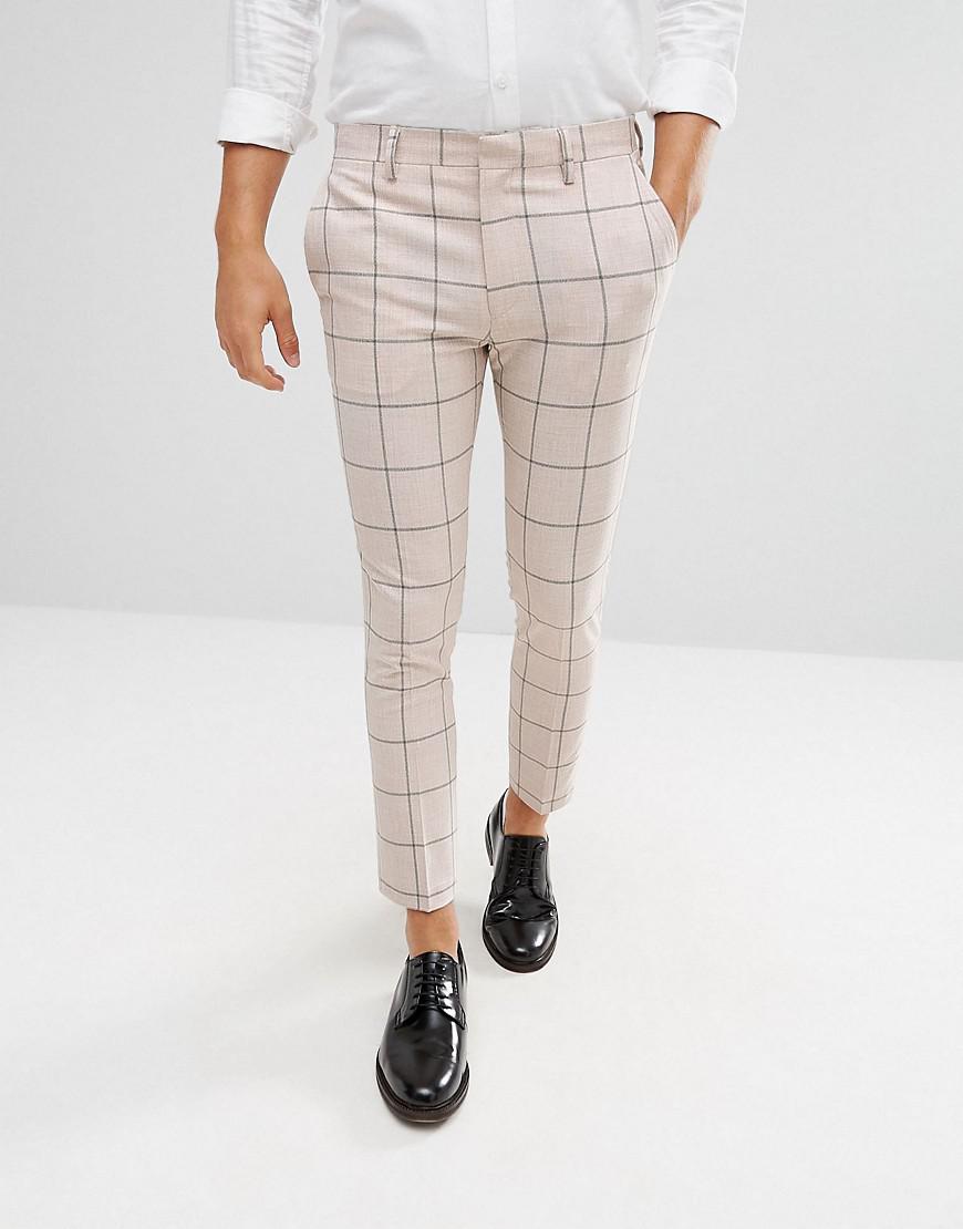 super skinny cropped smart pants