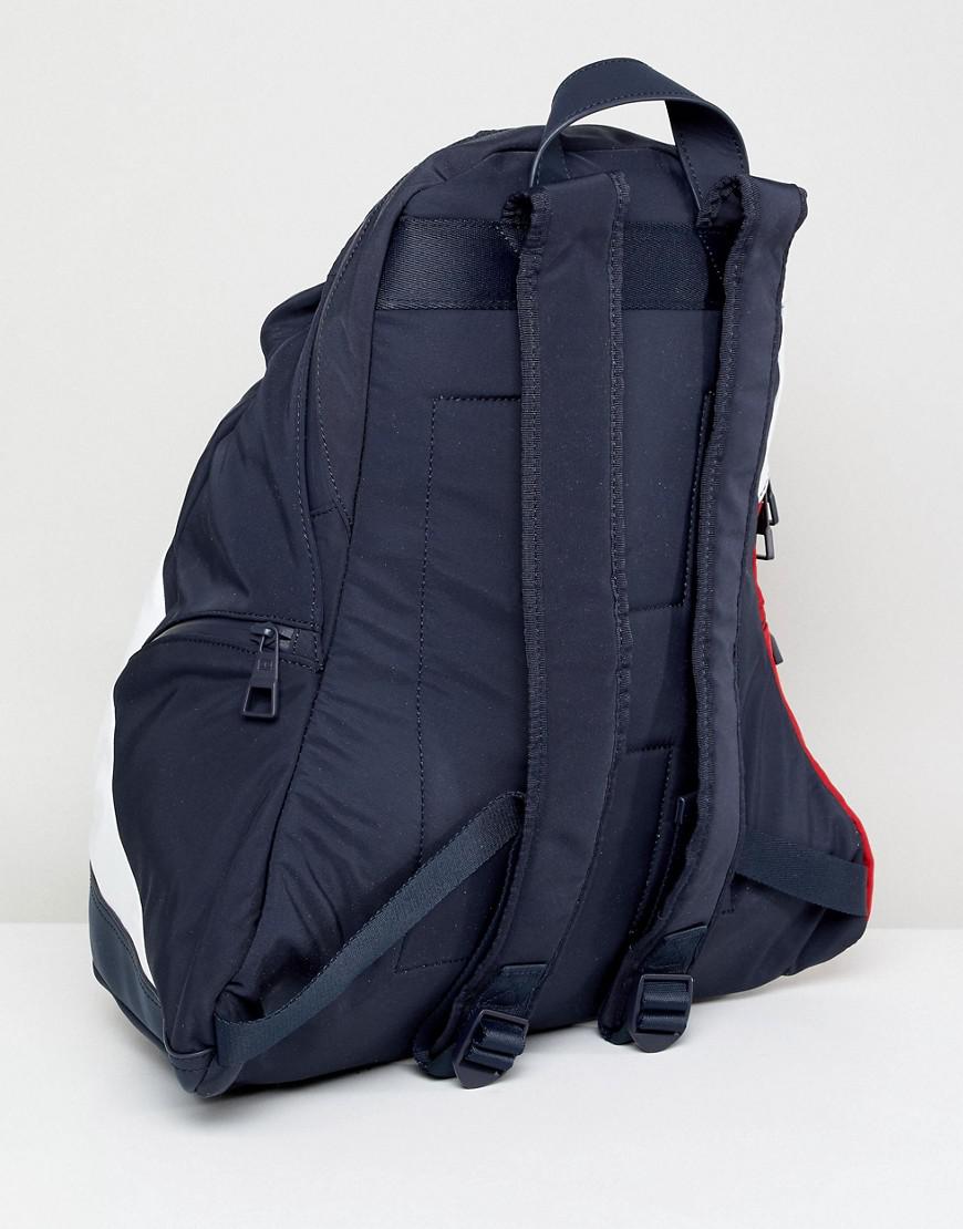 Tommy Hilfiger Speed Backpack Icon Colours In Navy/white ...