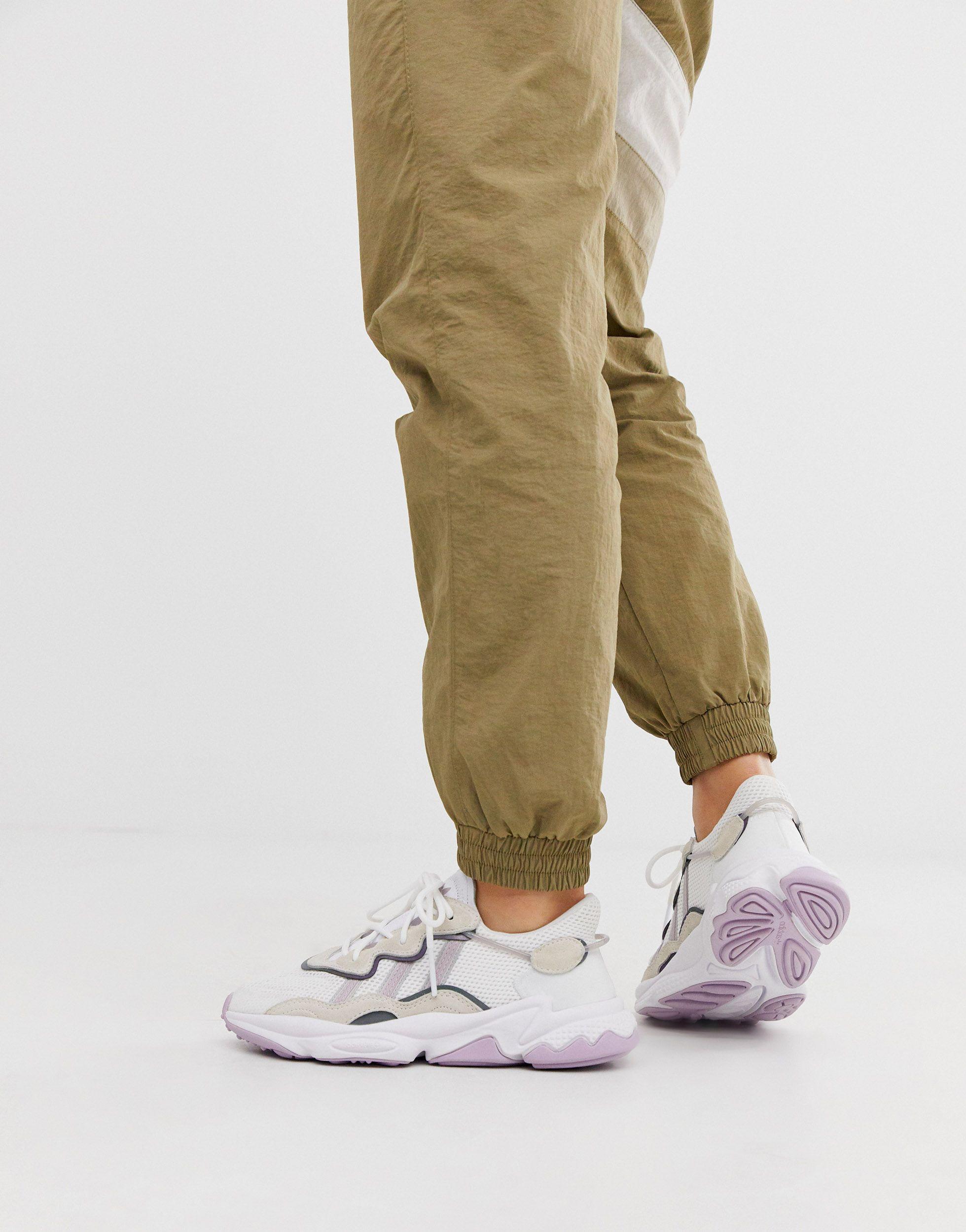 adidas originals ozweego trainers in lilac