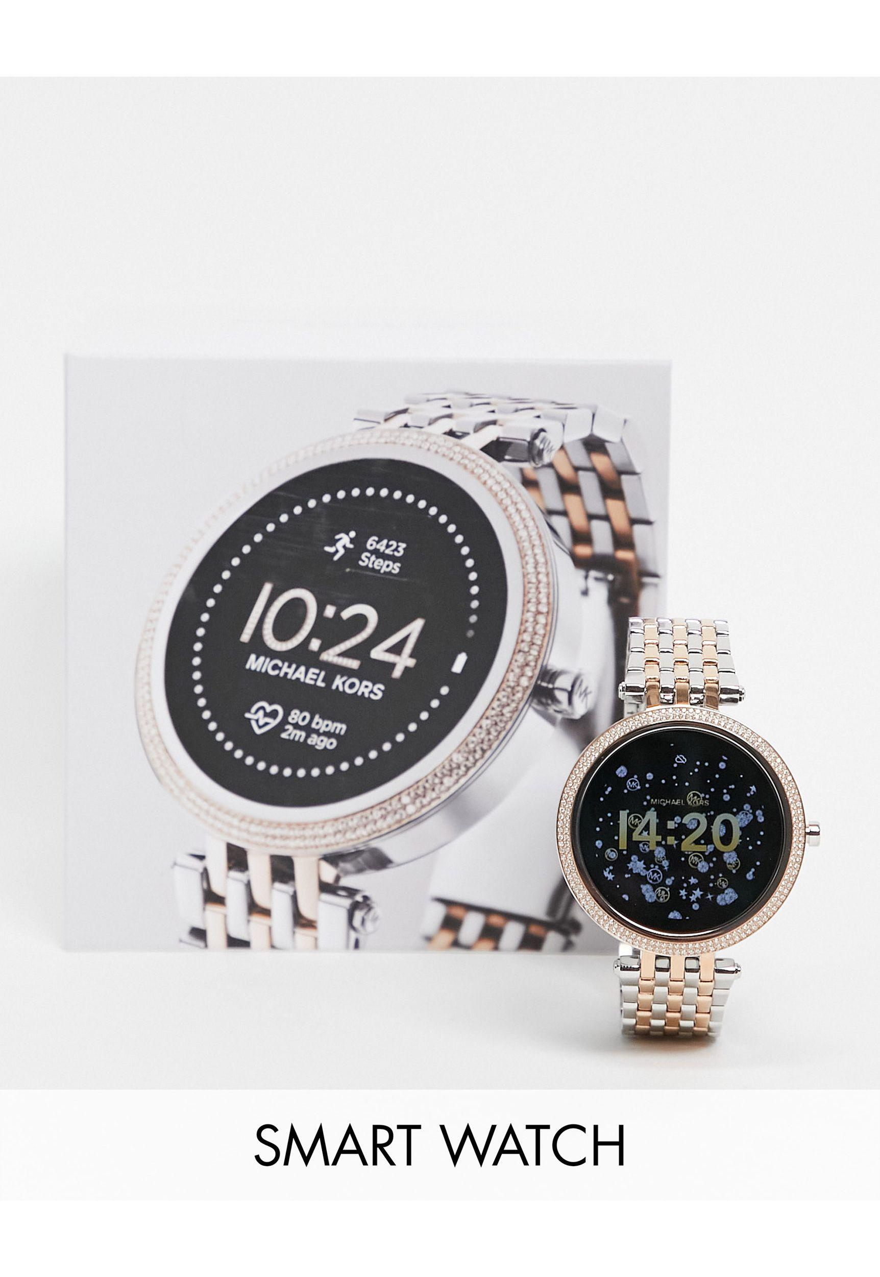 Michael Kors Darci Gen5e - Smartwatch Voor Dames in het Metallic - Lyst