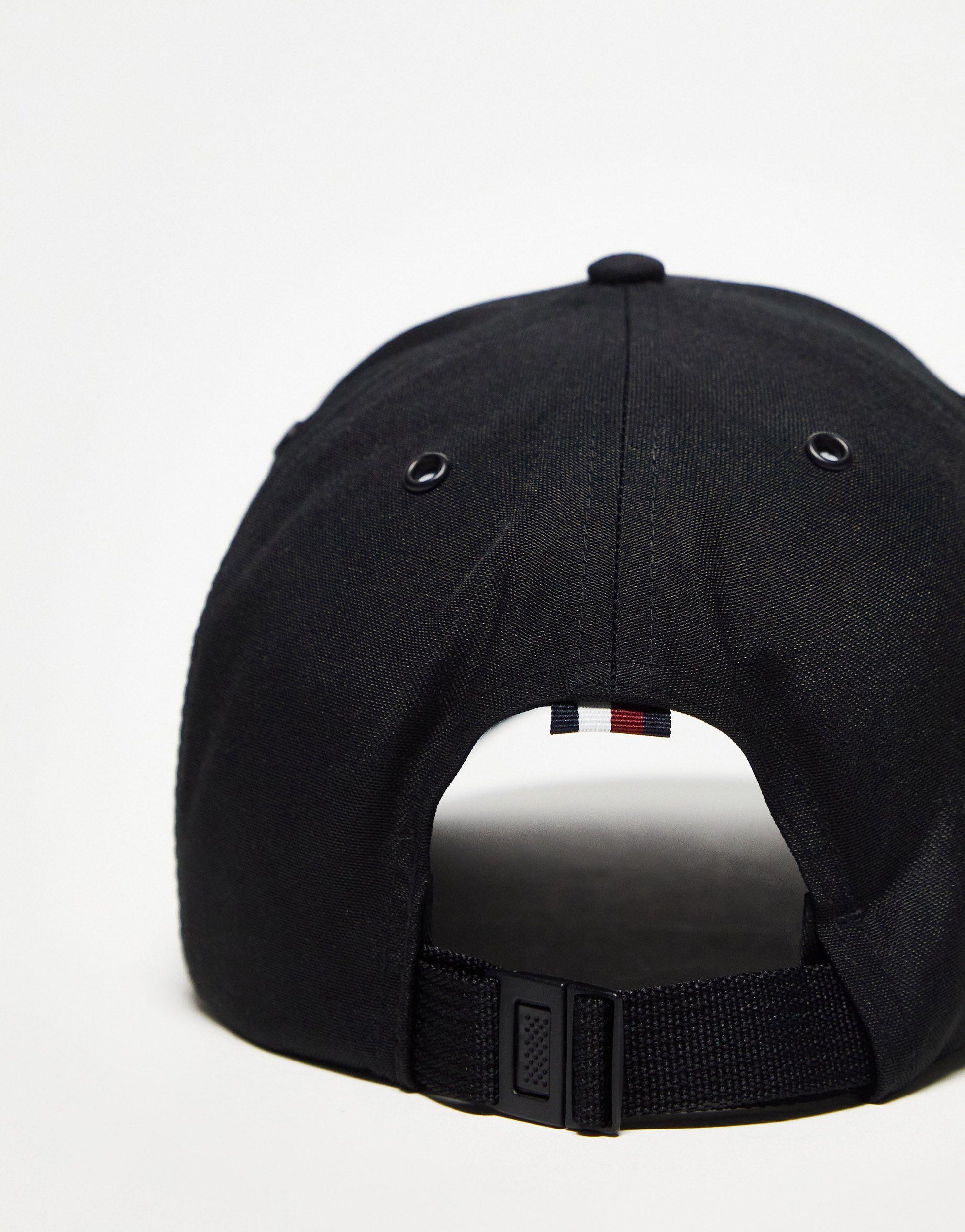 Tommy Hilfiger Logo Cap in Black | Lyst