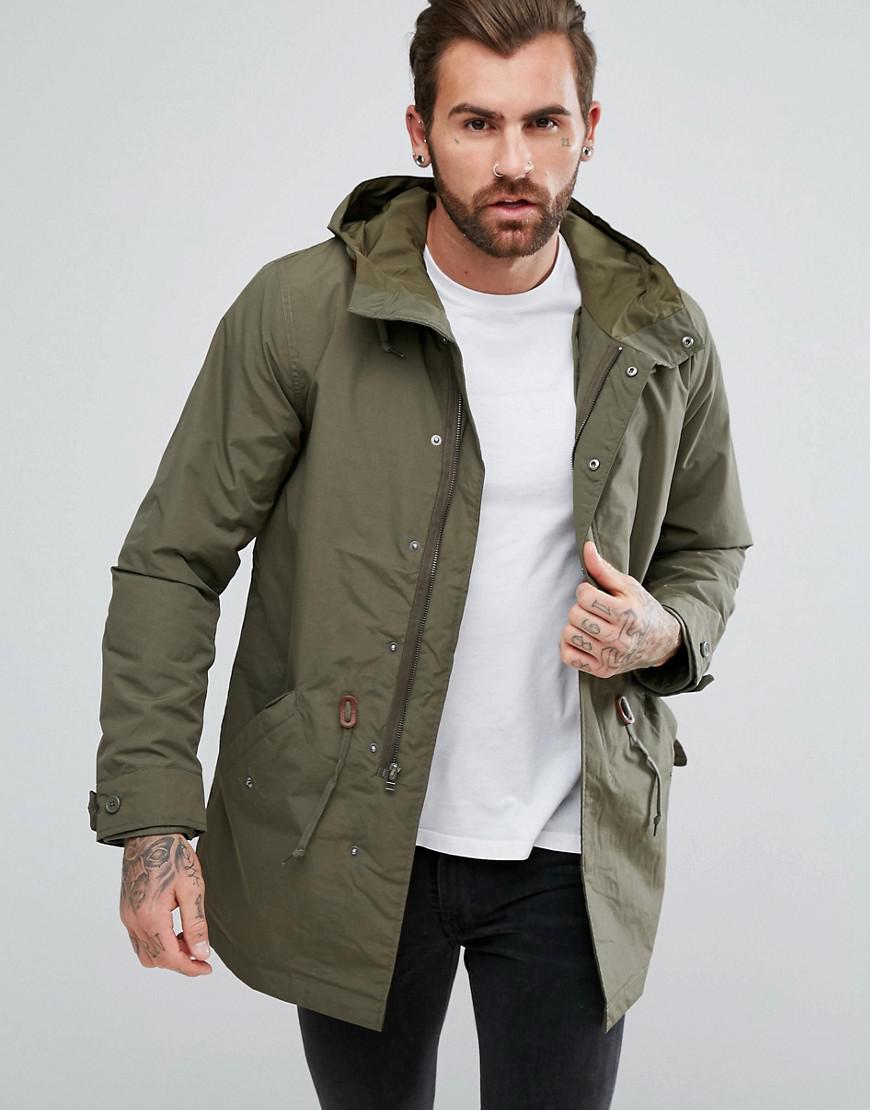 Levi's Synthetic 3 In 1 Fishtail Parka Olive Night in Green for Men - Lyst