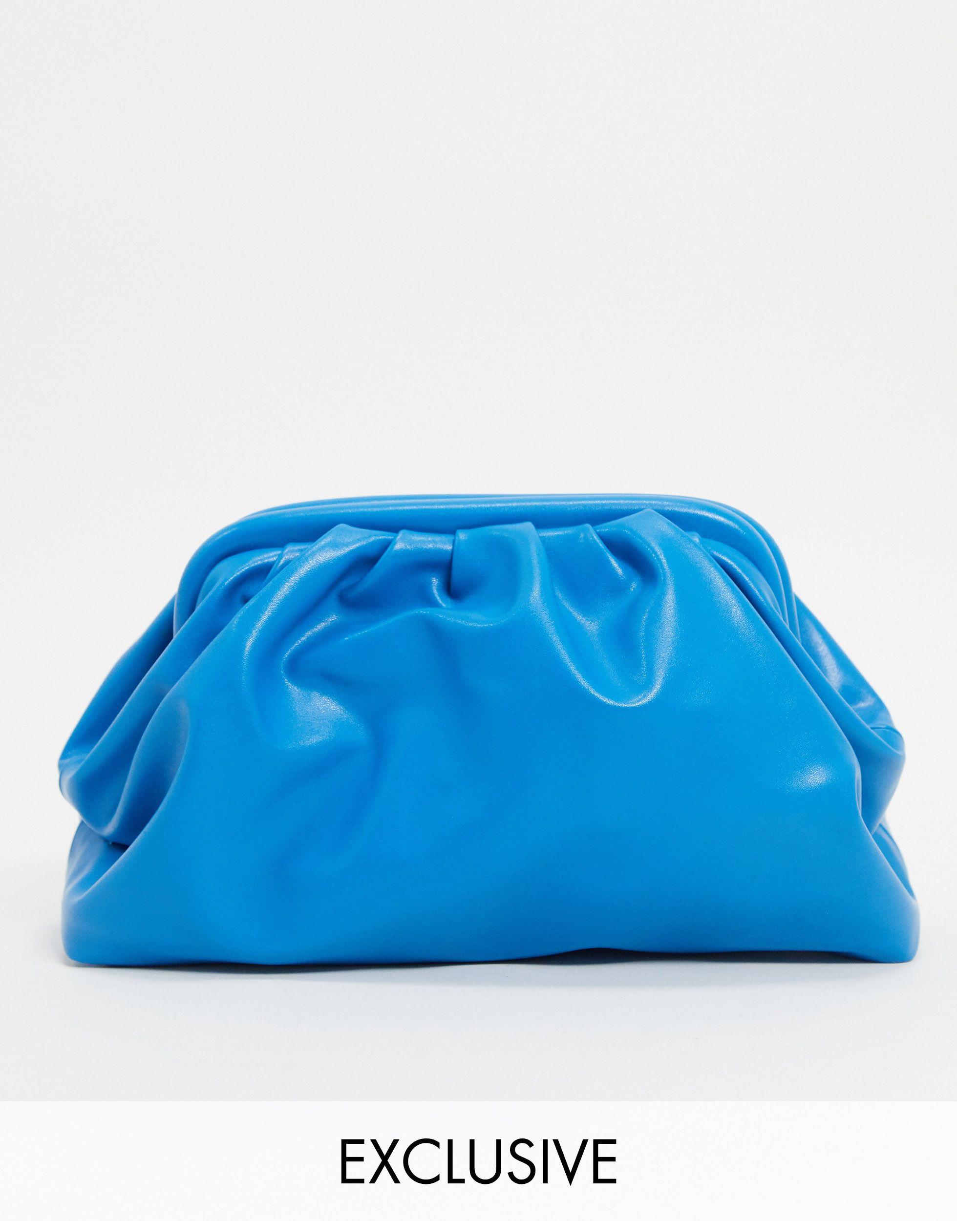 Esclusiva - Pochette a soffietto morbida blu di Glamorous in Blu | Lyst