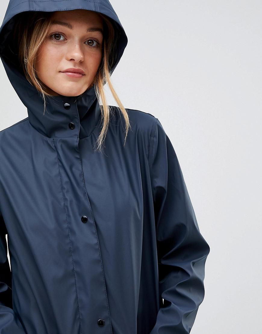 B.Young Rubber Raincoat in Black | Lyst