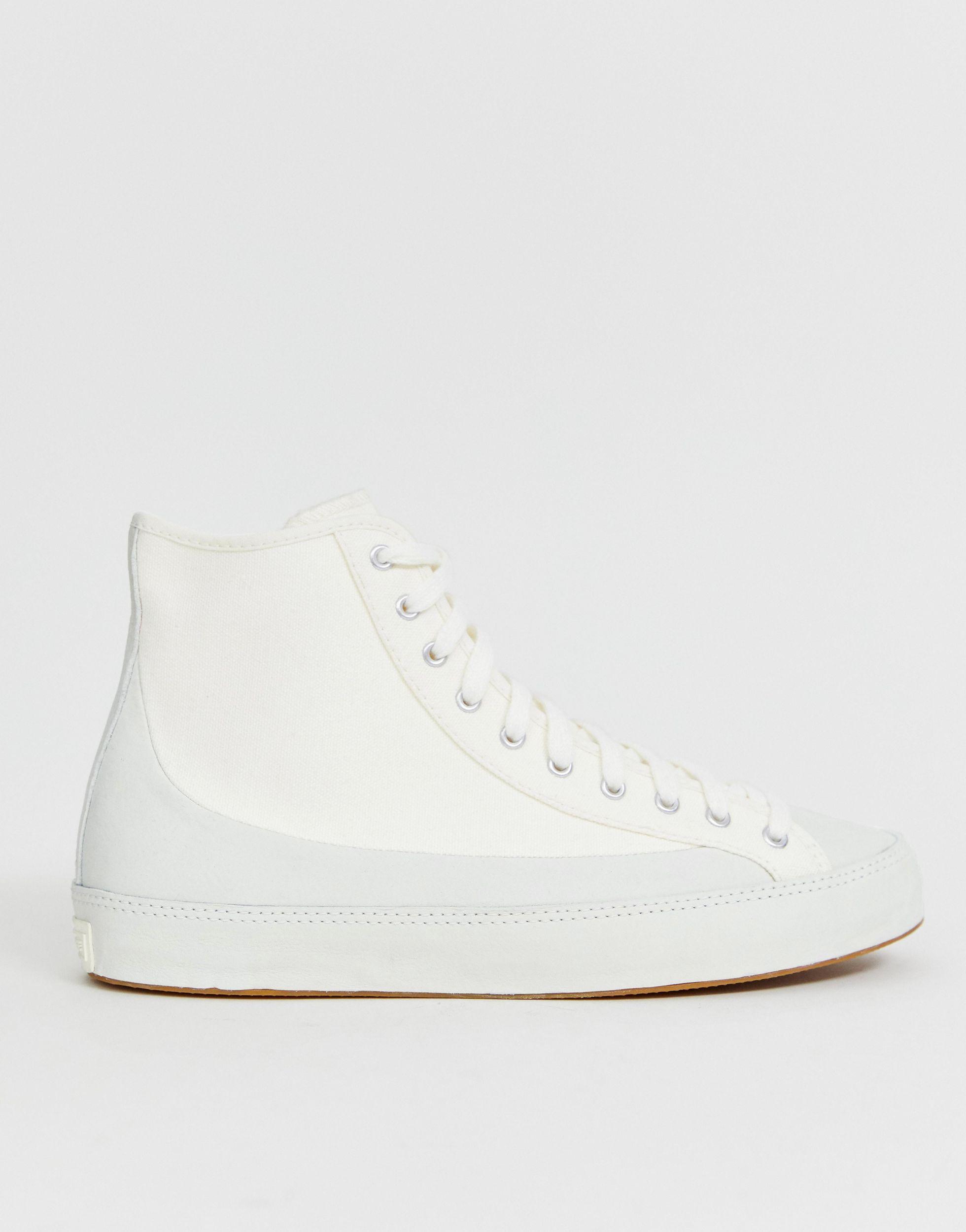 converse chuck taylor sasha vintage white trainers