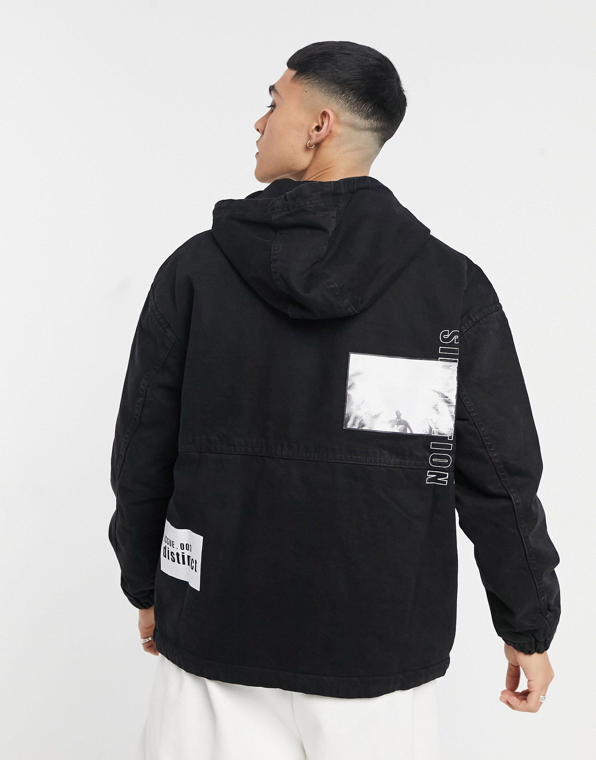 overhead jacket black