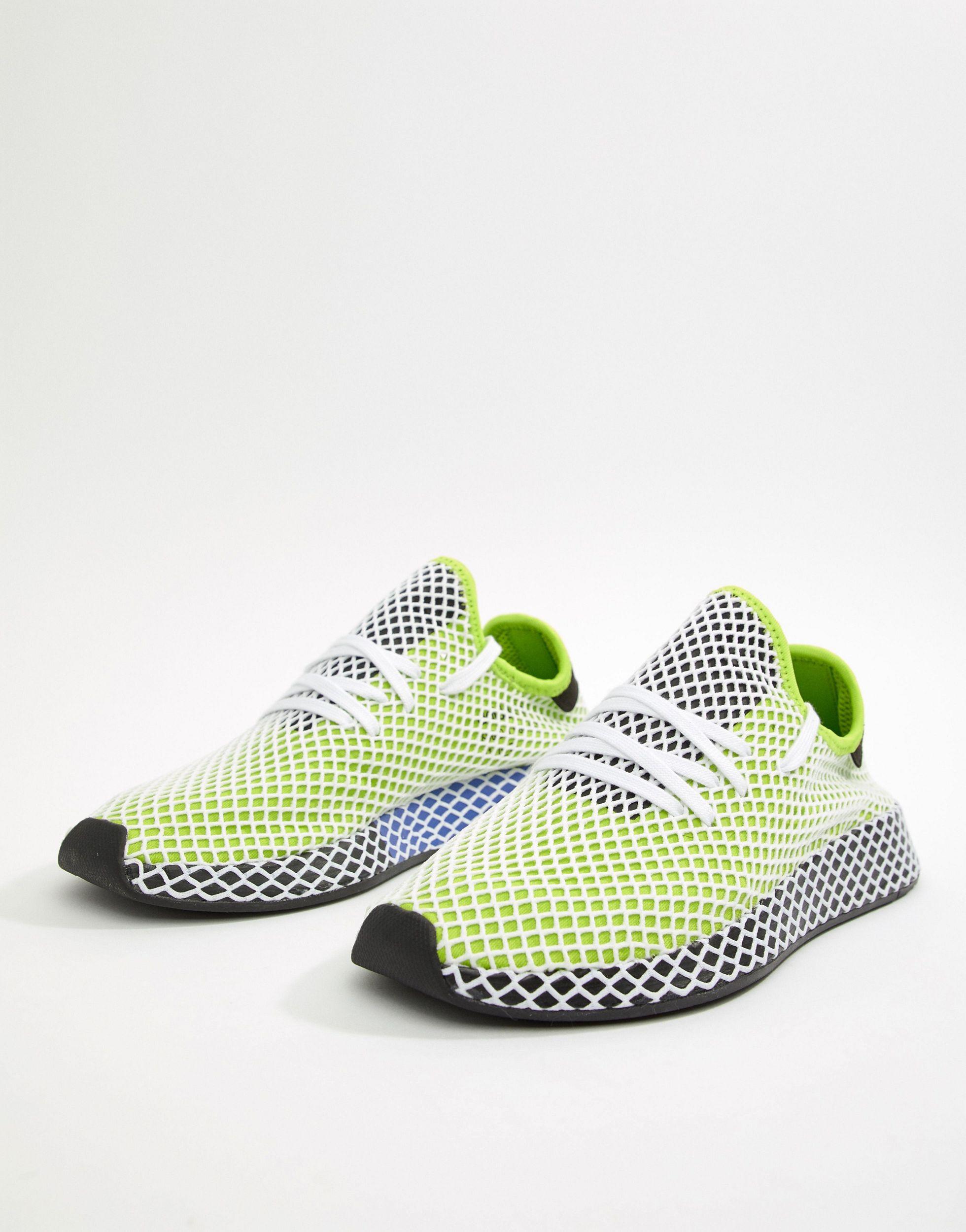 adidas Originals Deerupt Runner Trainers In Green B27779 for Men | Lyst