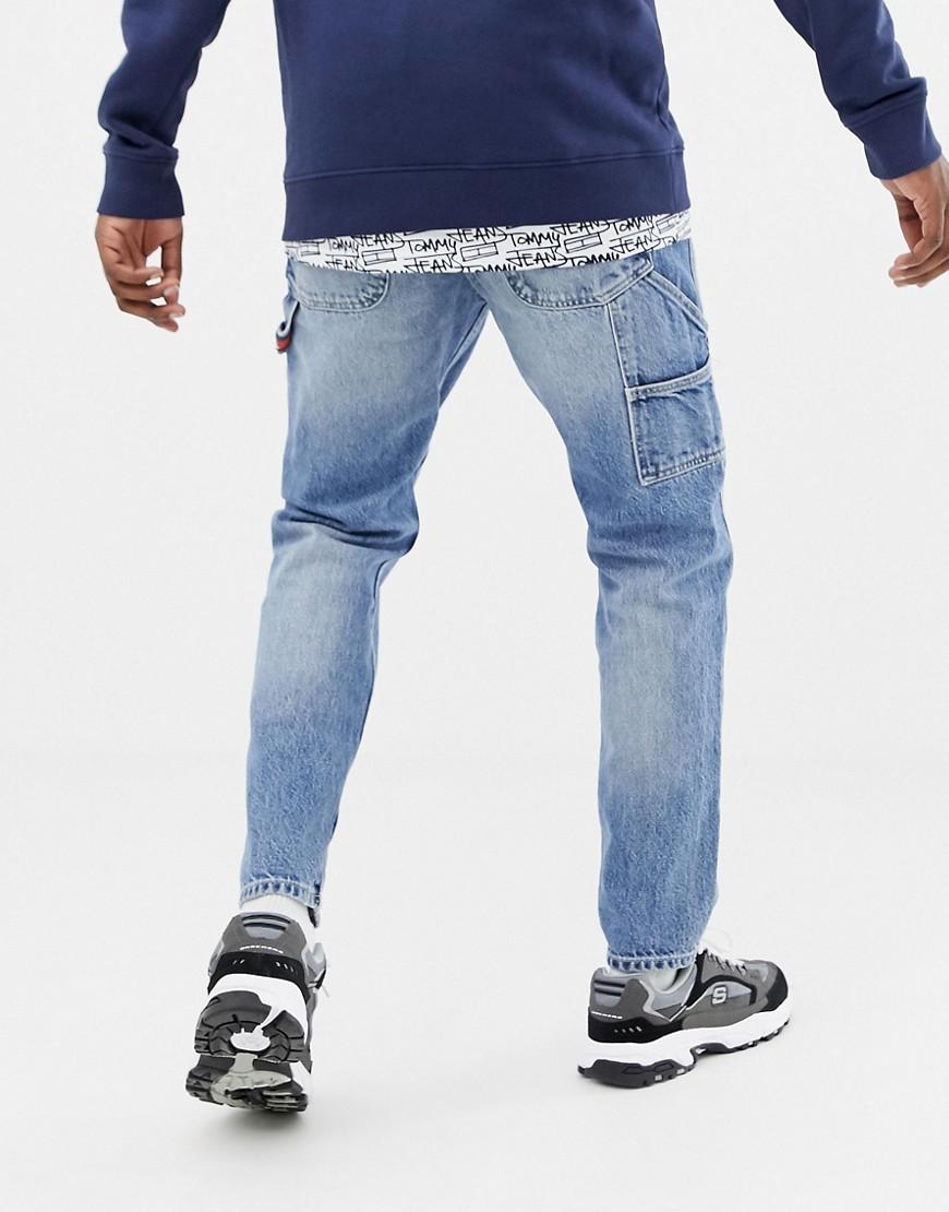 tommy jeans tapered carpenter jean