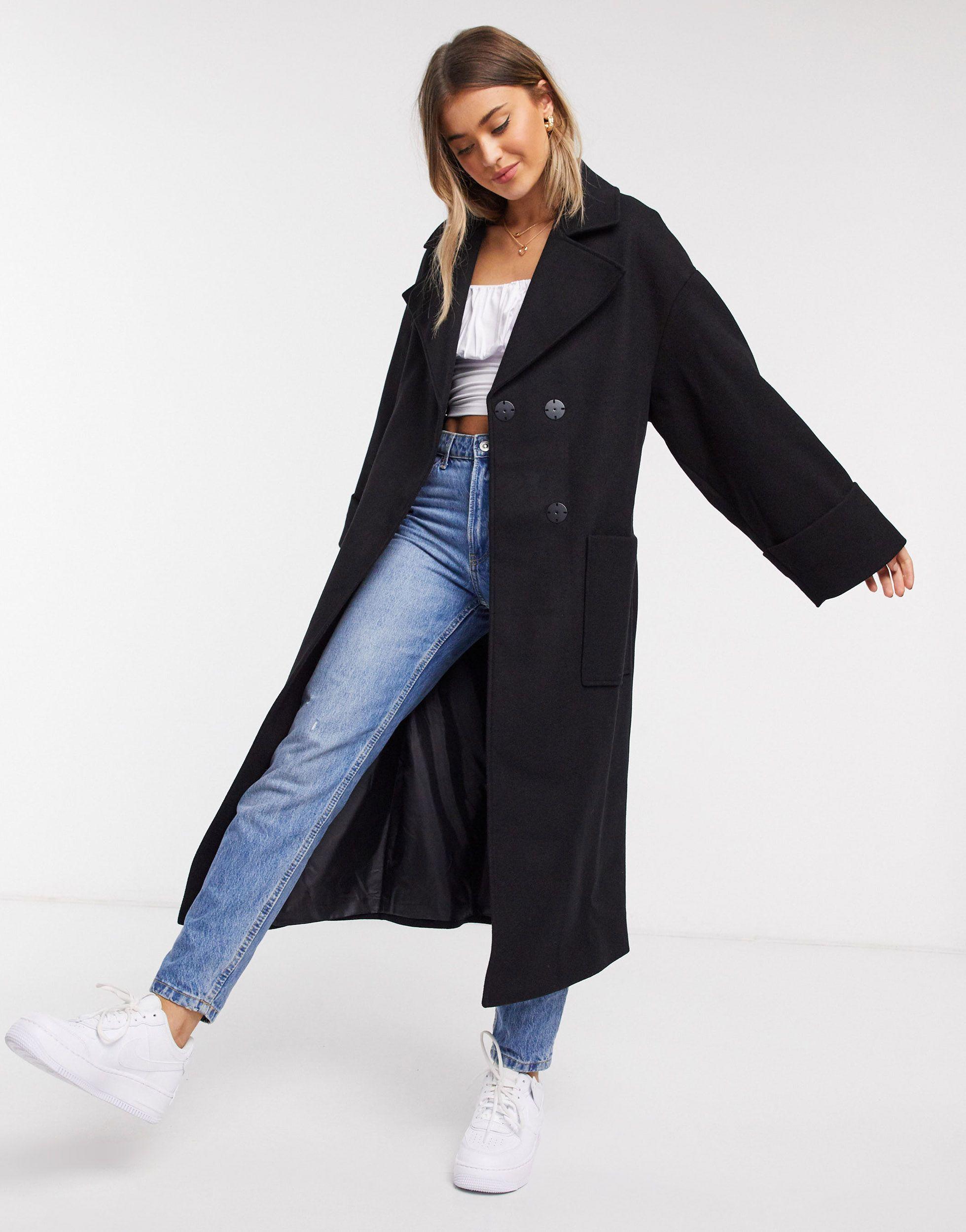 black slouch coat