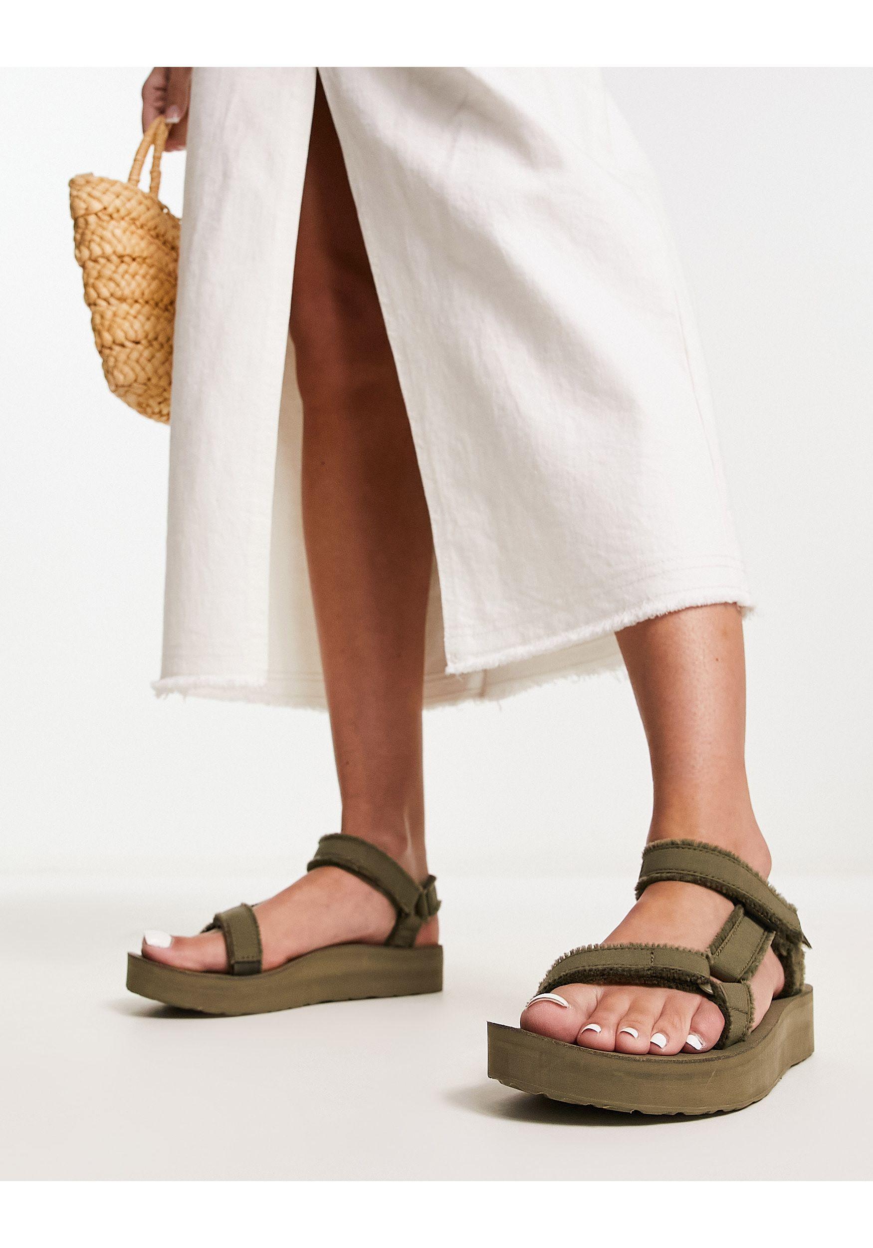 Teva Midform Universal Chunky Sandals in Green | Lyst