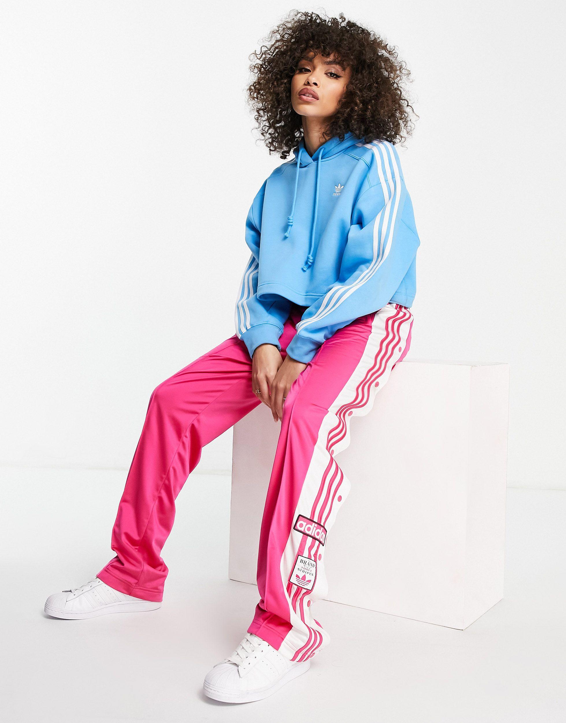 adidas Originals Adibreak Popper Track Pants in Pink Lyst UK