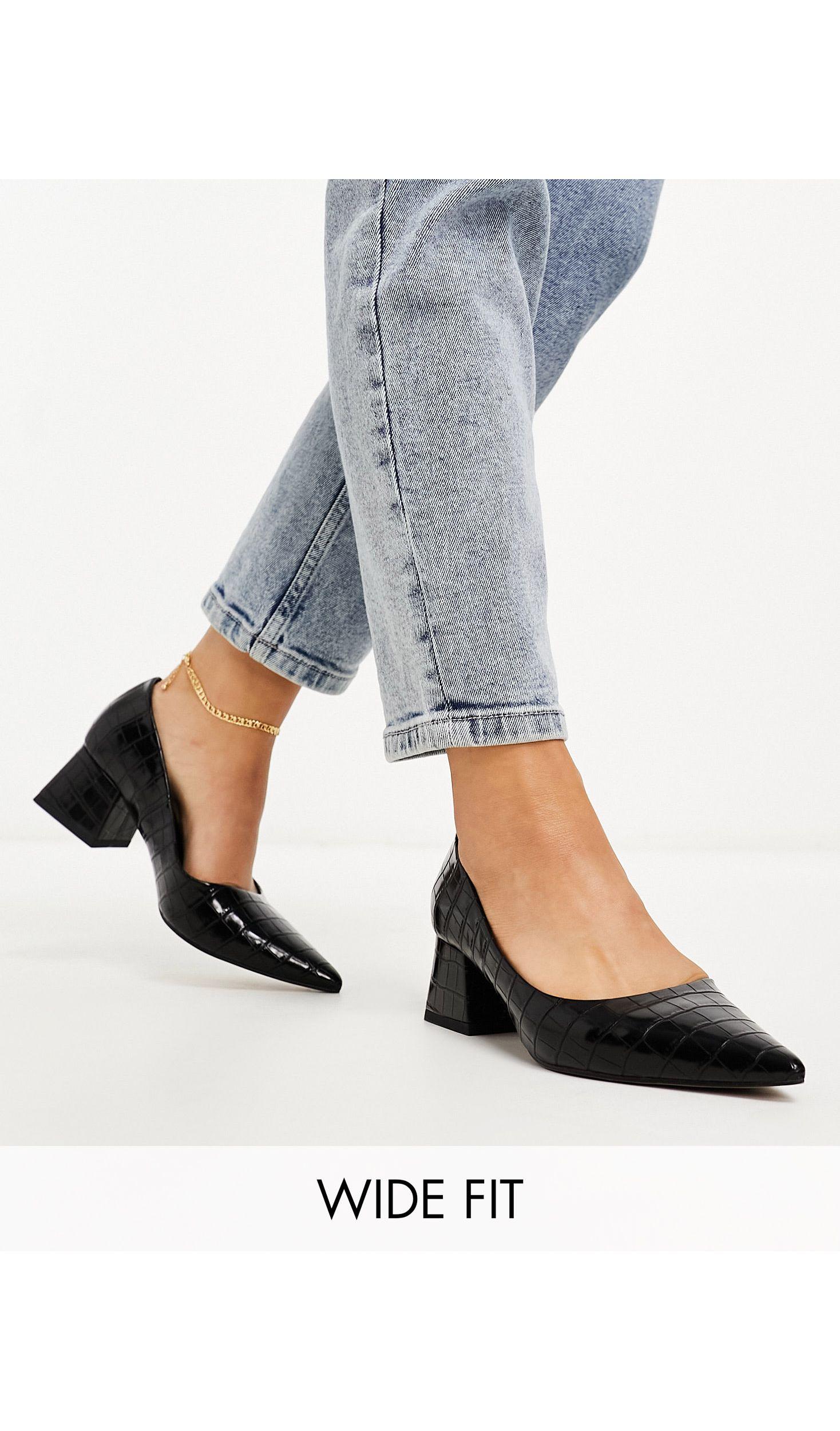 ASOS DESIGN Nella high-heeled sandals with rhinestone bow in black | ASOS
