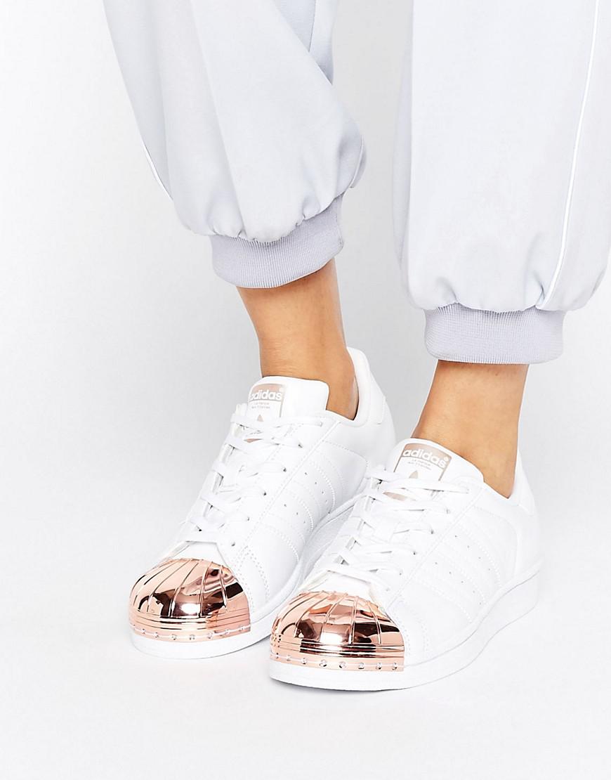 adidas superstar white rose gold