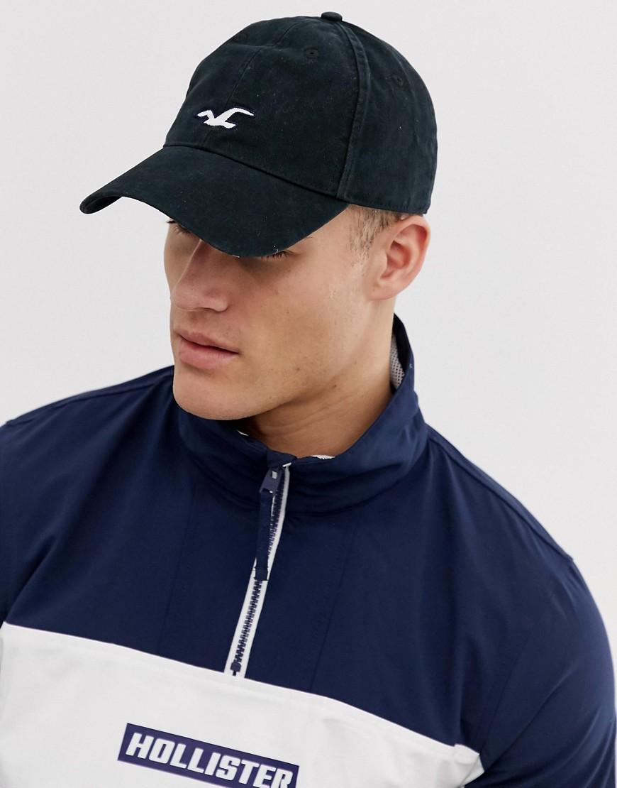 Hollister Icon Logo Dad Baseball Cap in Black for Men | Lyst